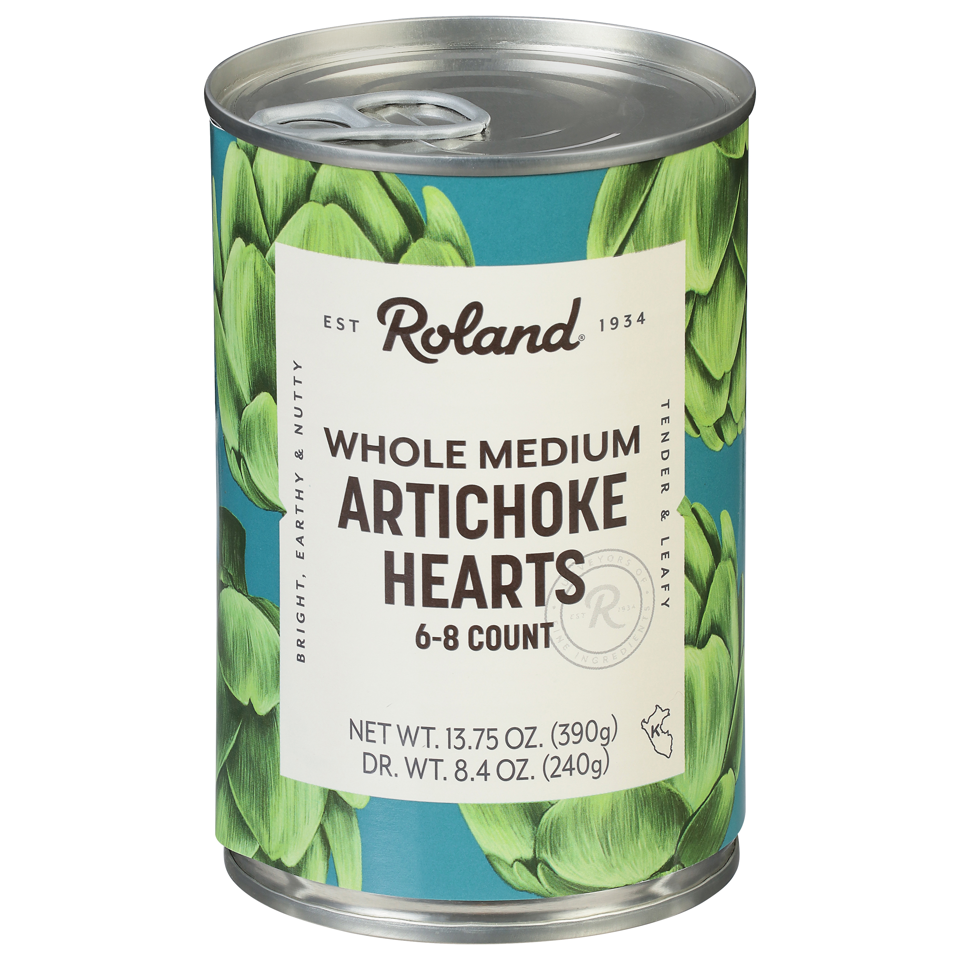 Roland Whole Medium Artichoke Hearts 13.75 Oz