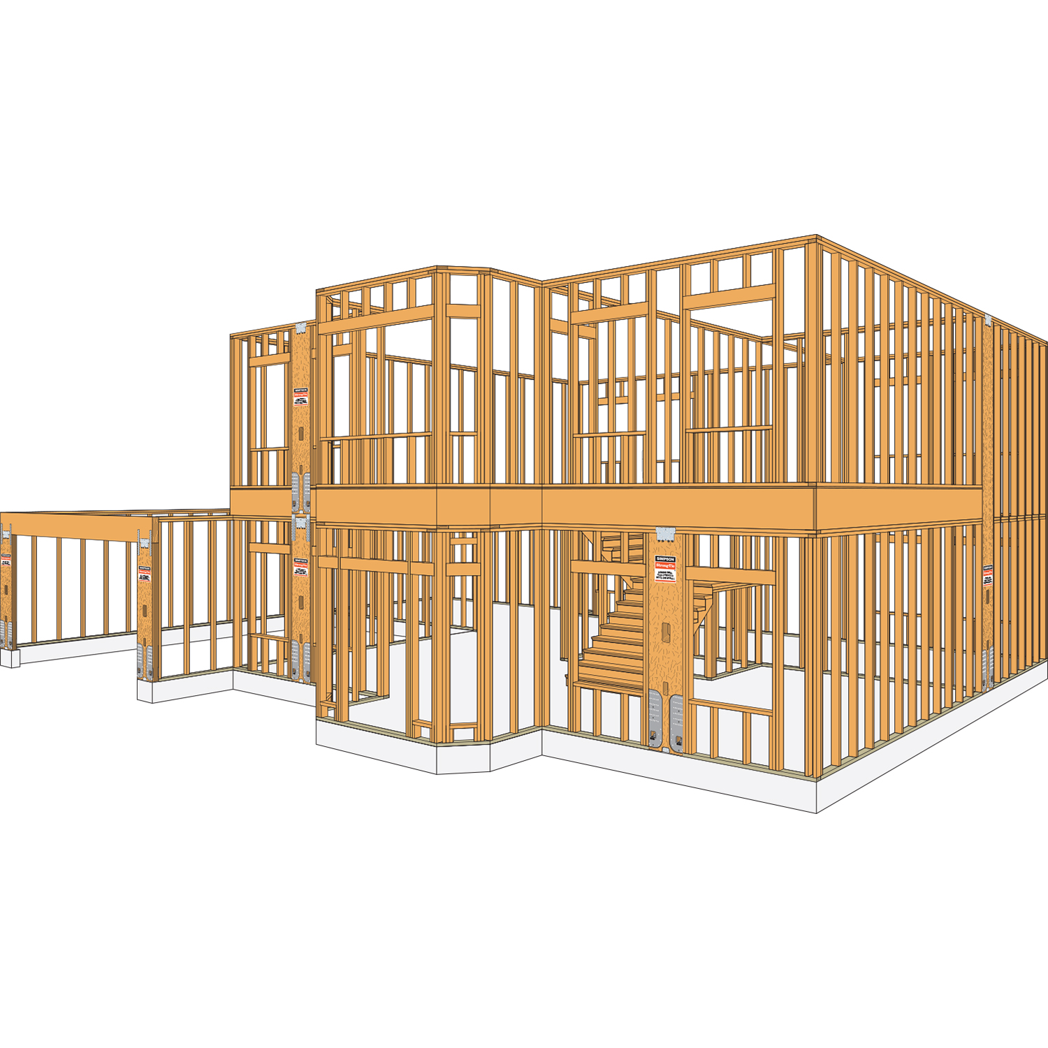 White Cap | 12"X7' WSWH STRONG-WALL HIGH STRENGTH WOOD SHEAR WALL SIMPSON