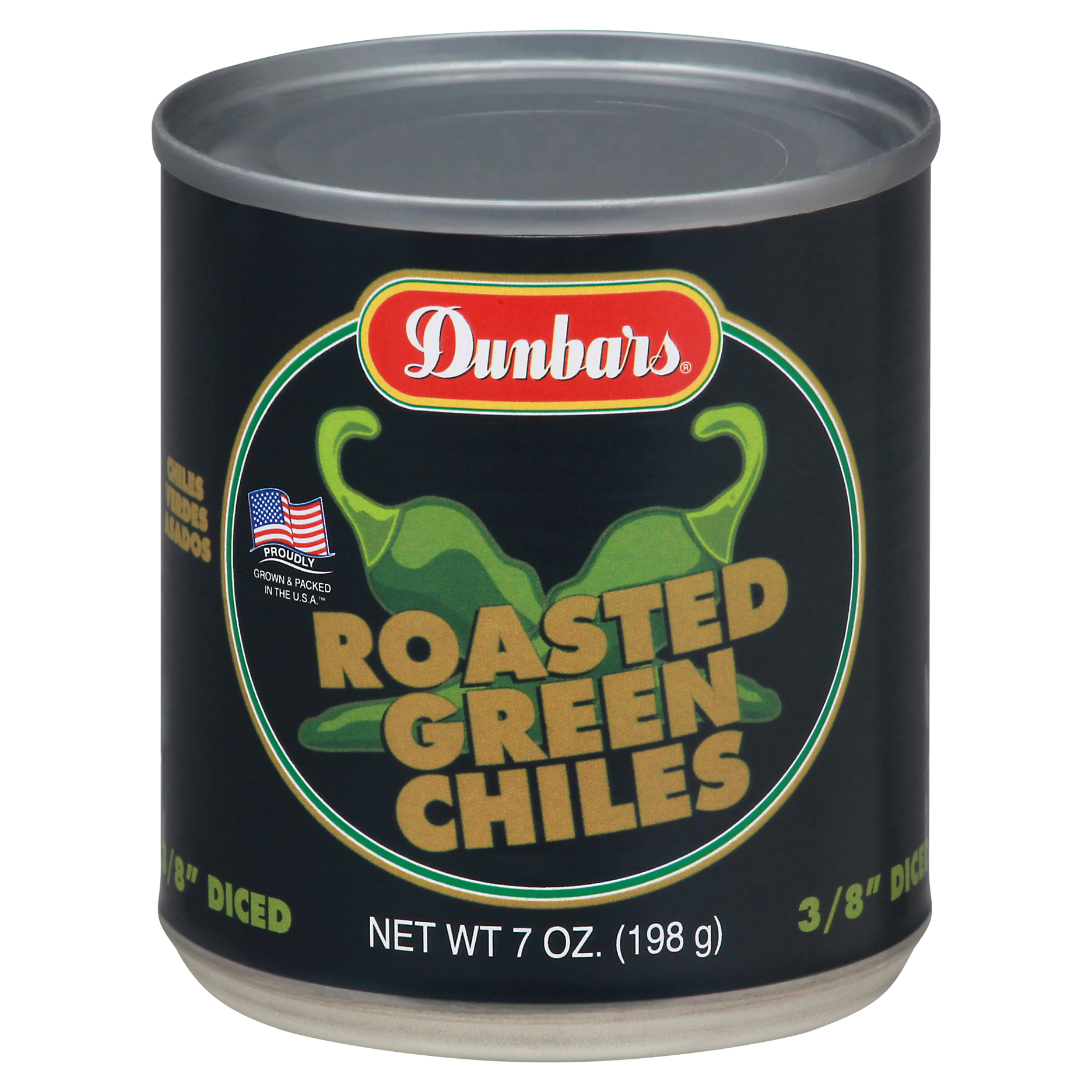 Dunbars Roasted Green Chiles 7 Oz