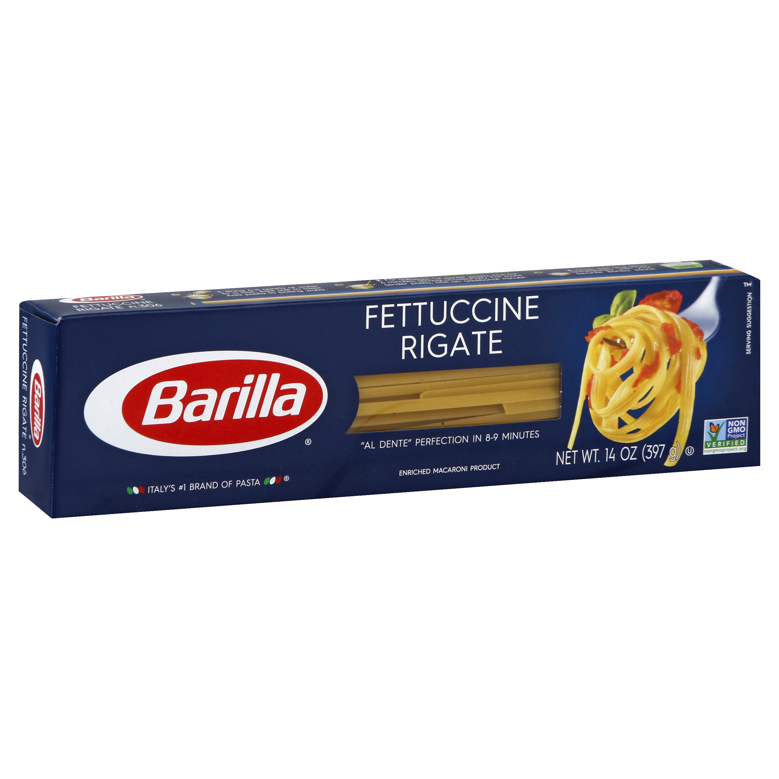 Barilla Fettuccine Rigate 14 Oz