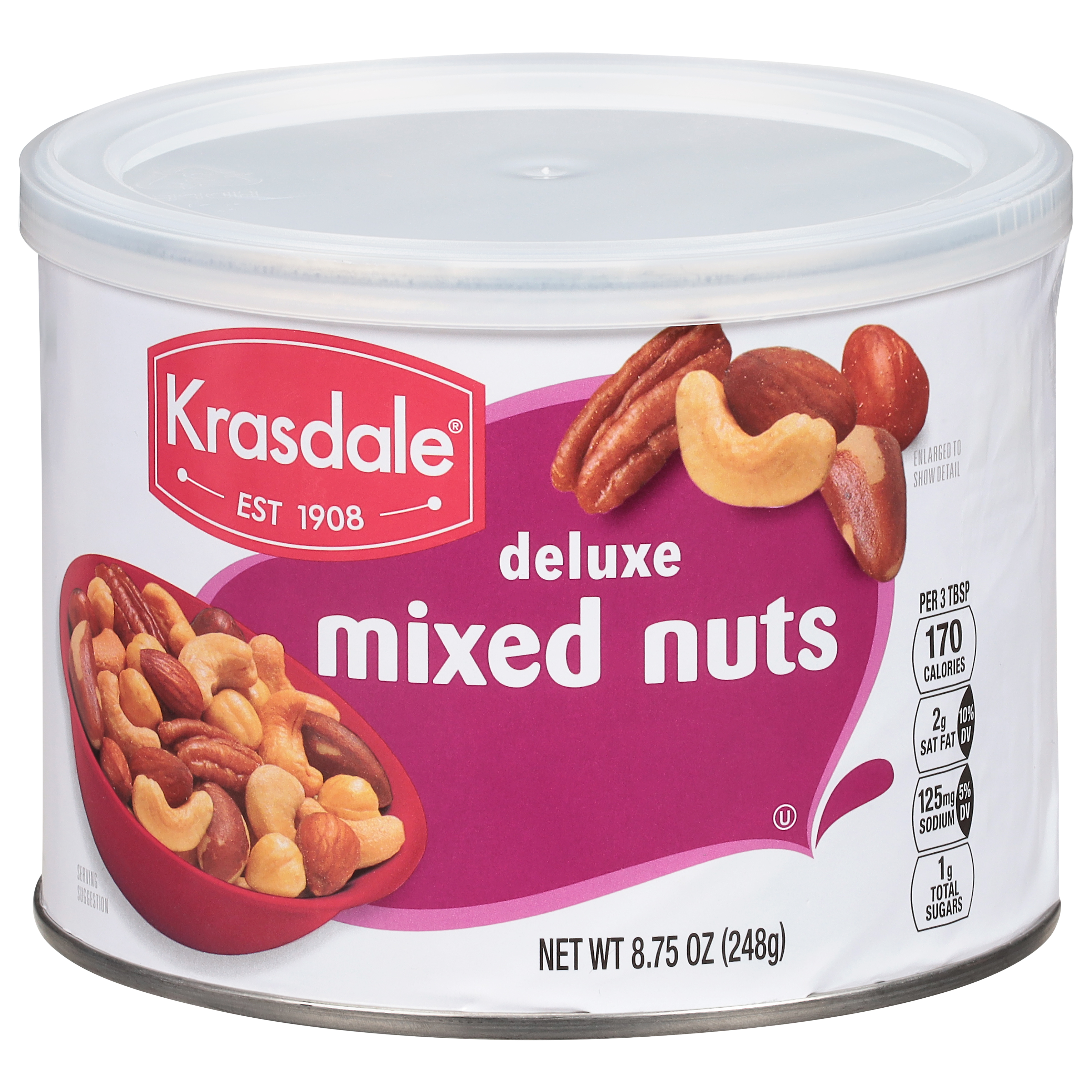 Krasdale Deluxe Mixed Nuts 8.75 Oz