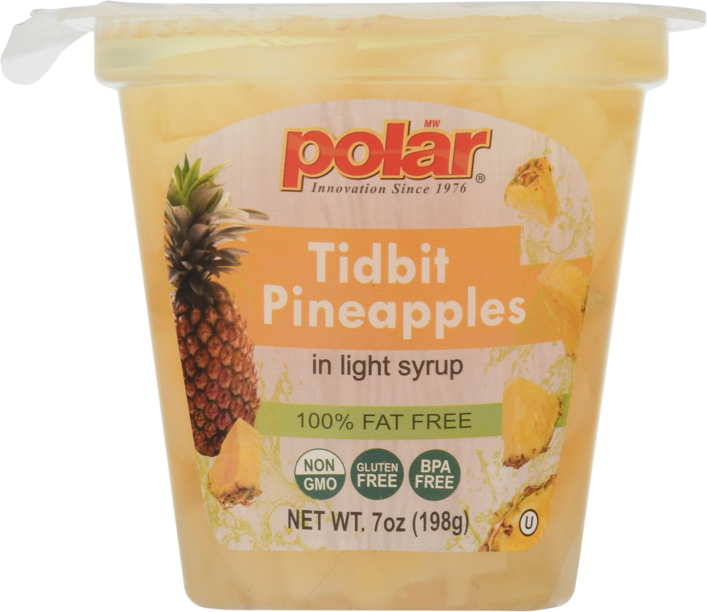 Pineapples, in Light Syrup, Tidbit