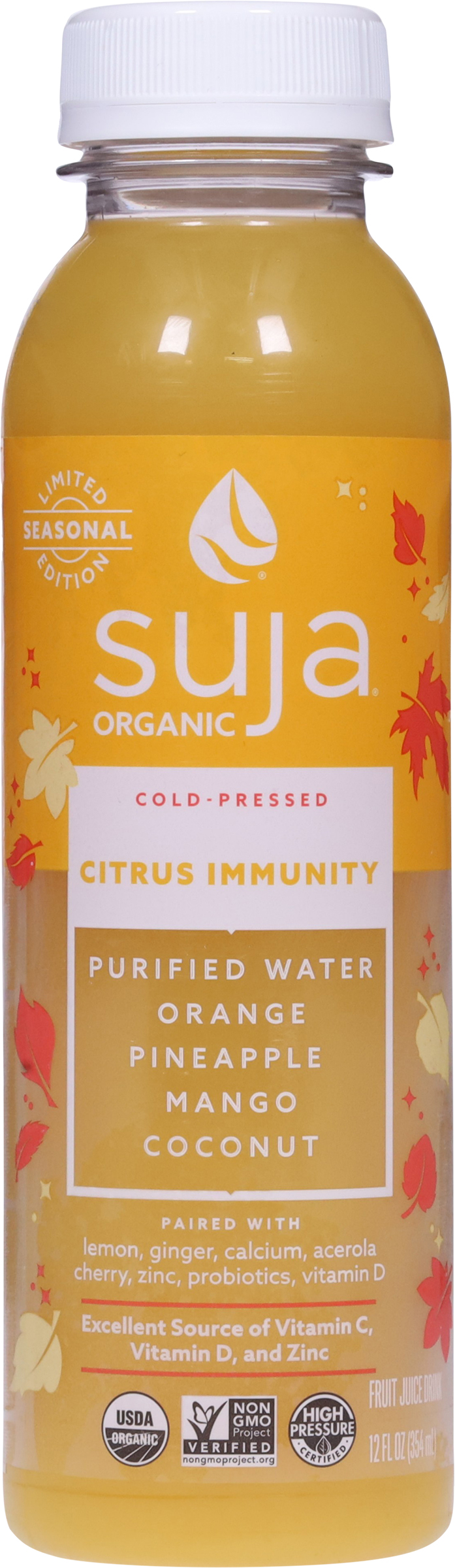 Fruit Juice Drink, Citrus Immunity, Cold Pressed