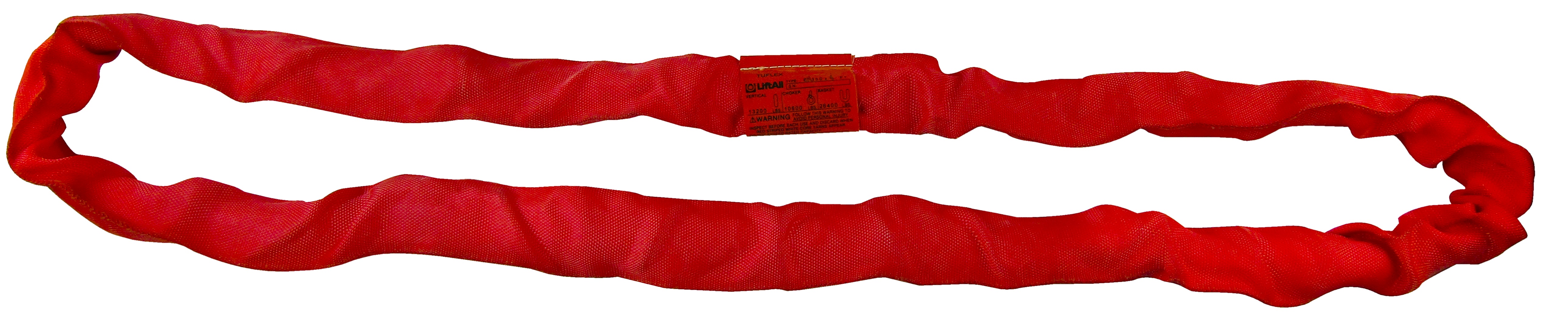 White Cap | Lift-All 10' Red Endless Round Sling