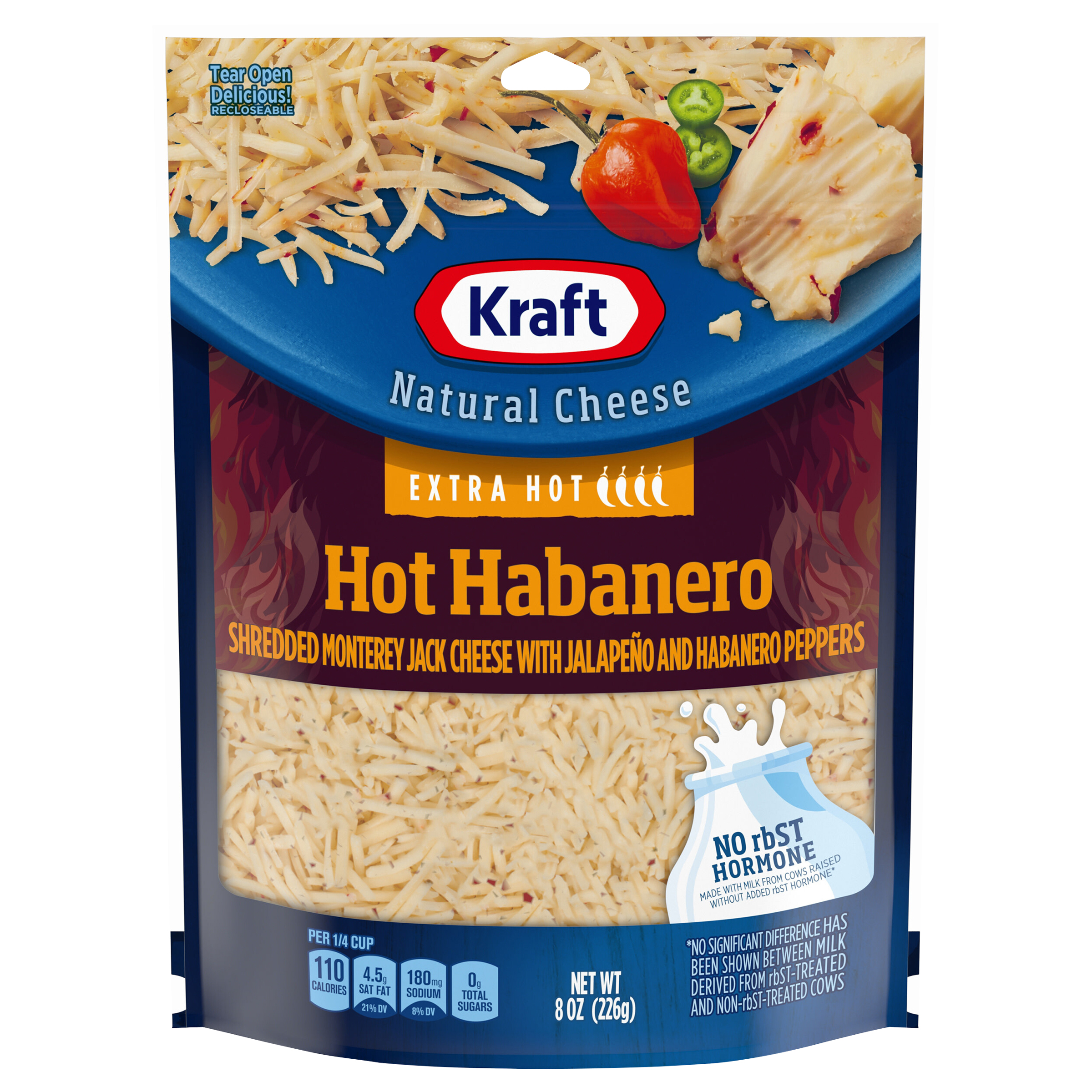 Cheese, Hot Habanero, Extra Hot