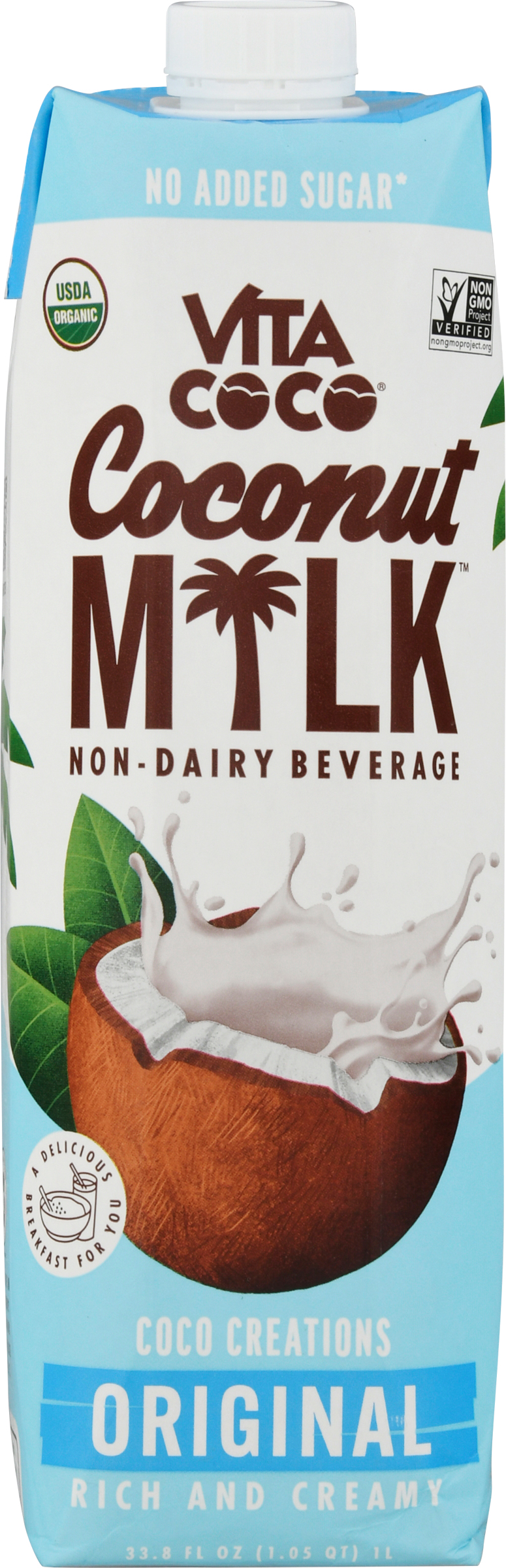Beverage, Non-Dairy, Organic, Original, Coconut Milk