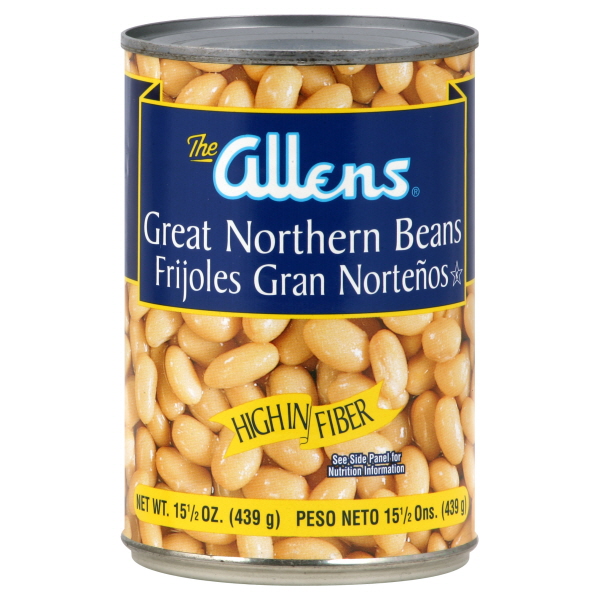 Allens Great Northern Beans 15.5 Oz