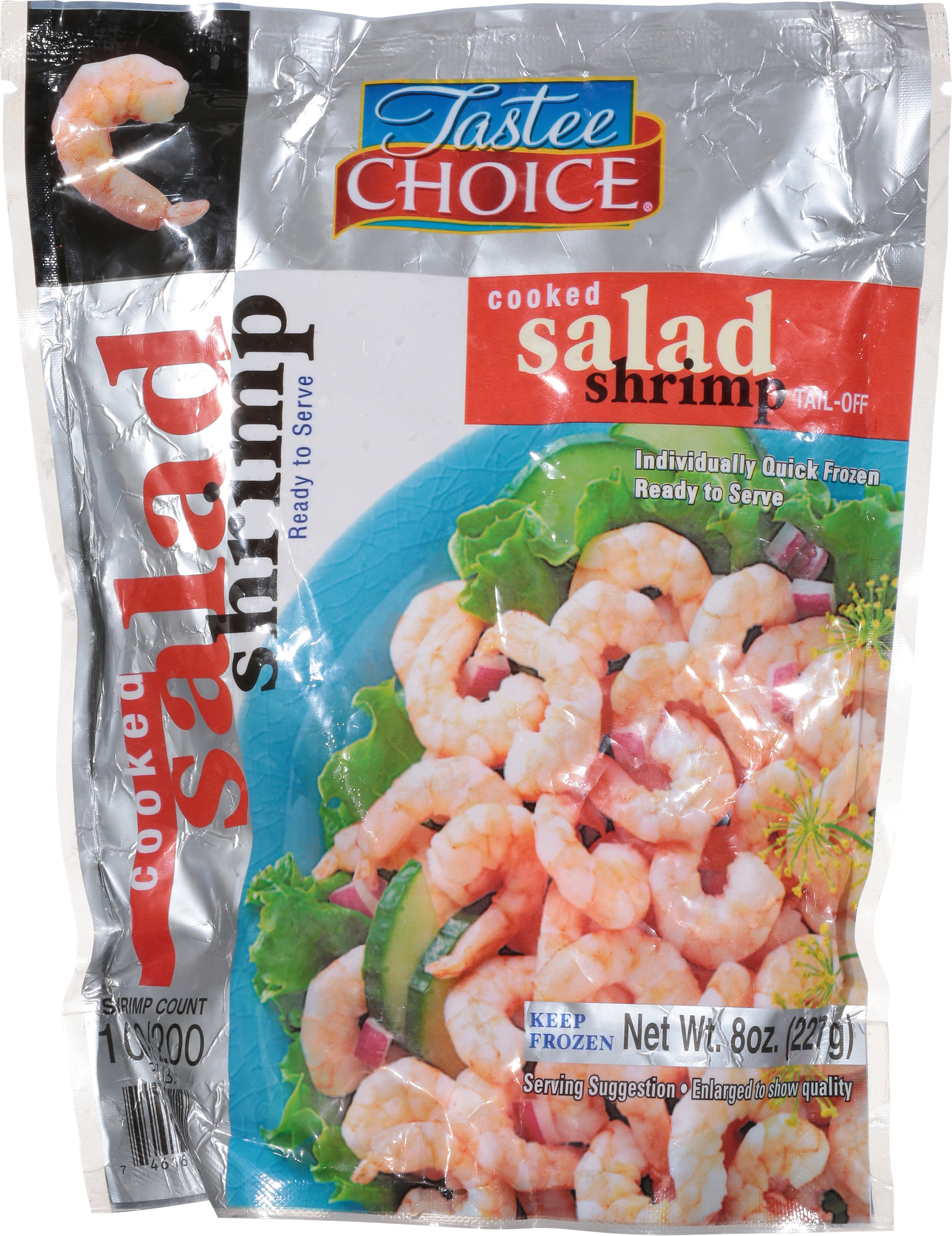 Shrimp, Cooked, Salad, Tail-Off