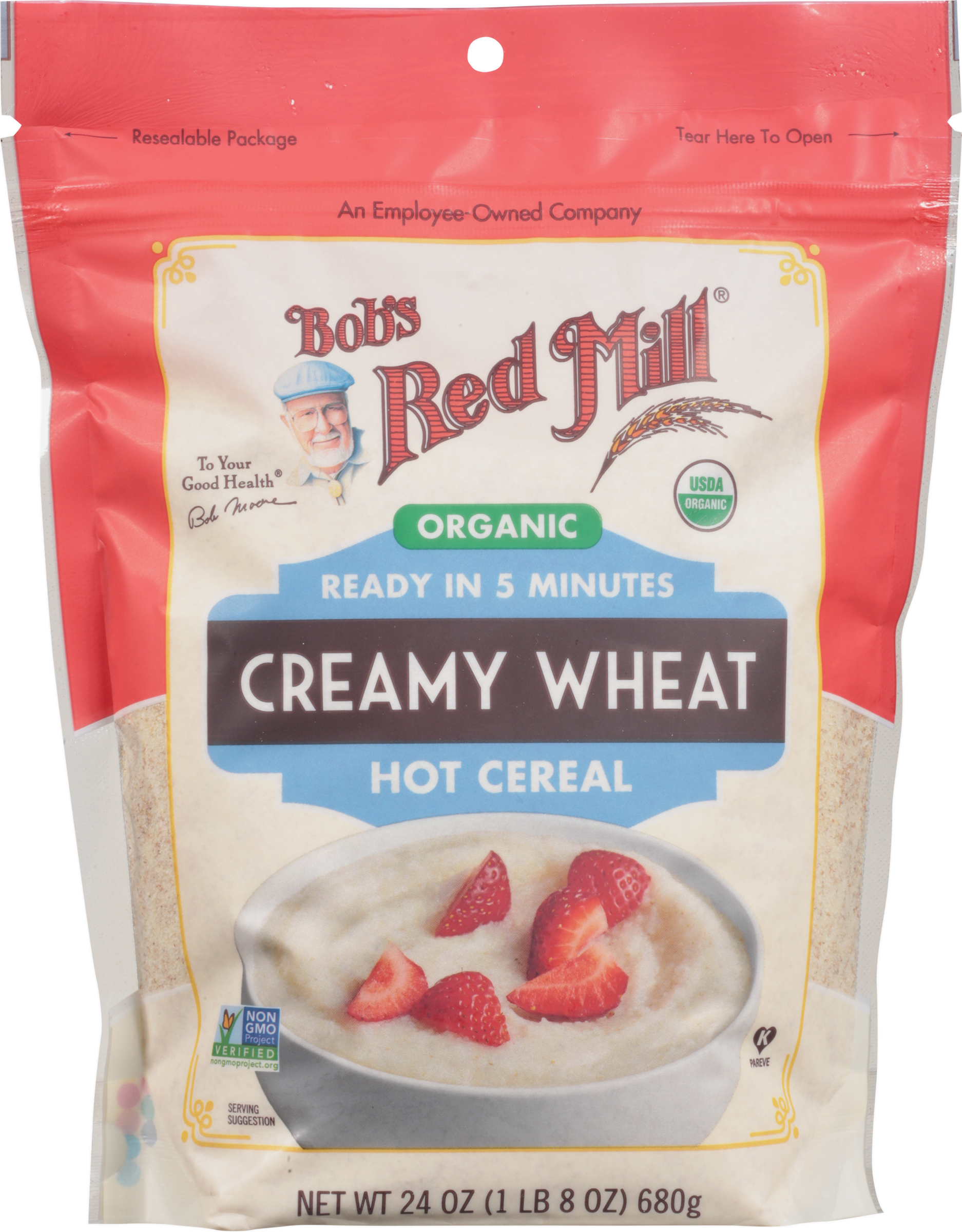 Hot Cereal, Organic, Creamy Wheat
