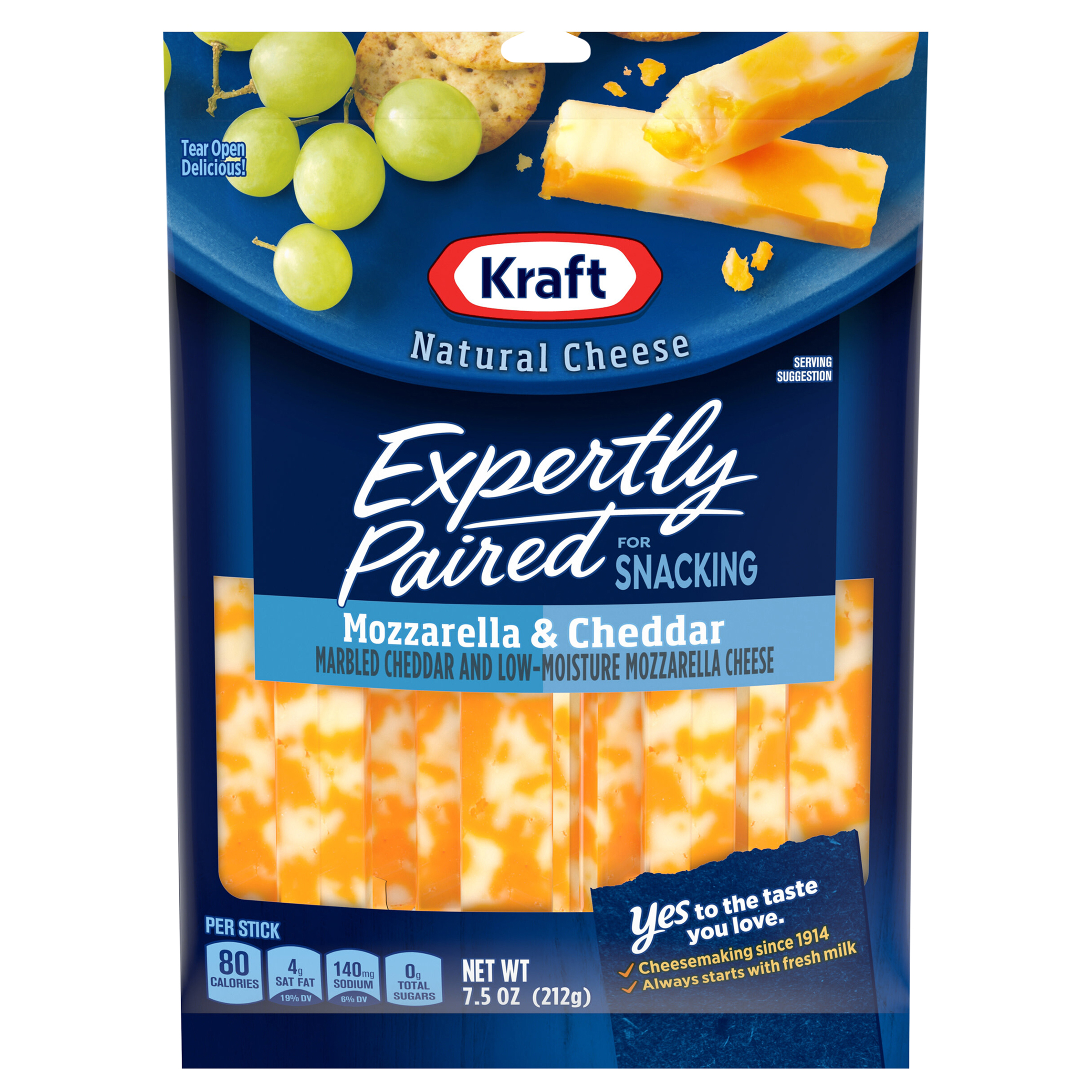 Cheese Sticks, Mozzarella & Cheddar