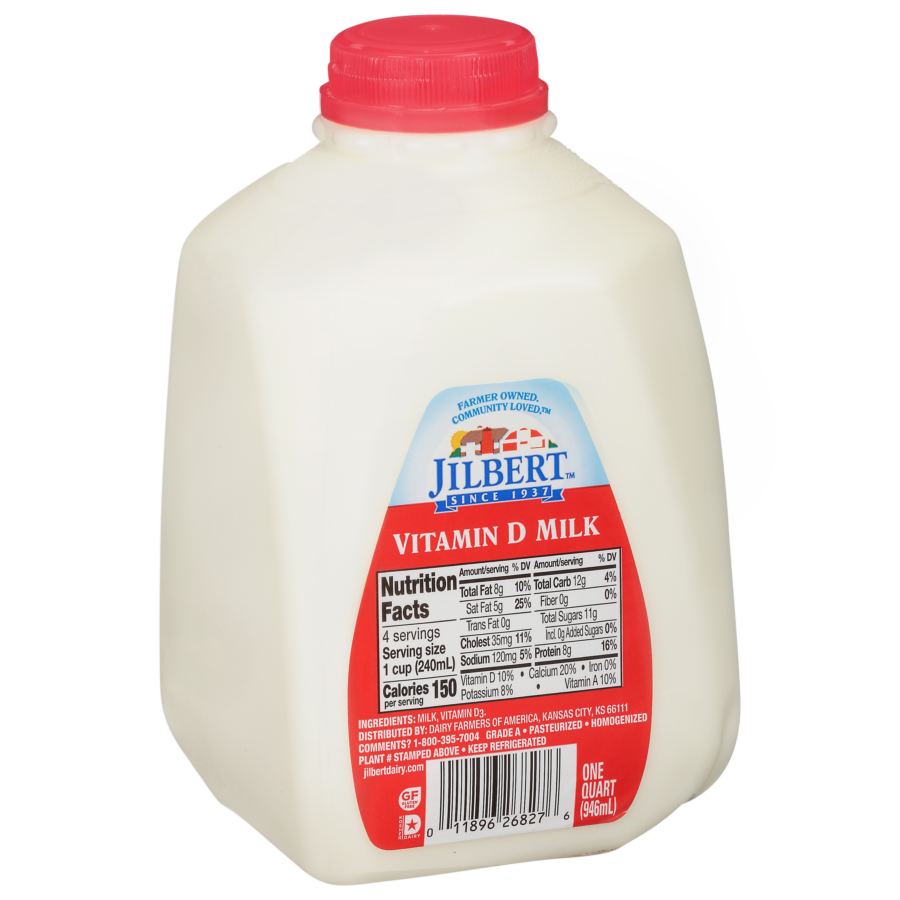 Jilbert Vitamin D Milk 1 Qt