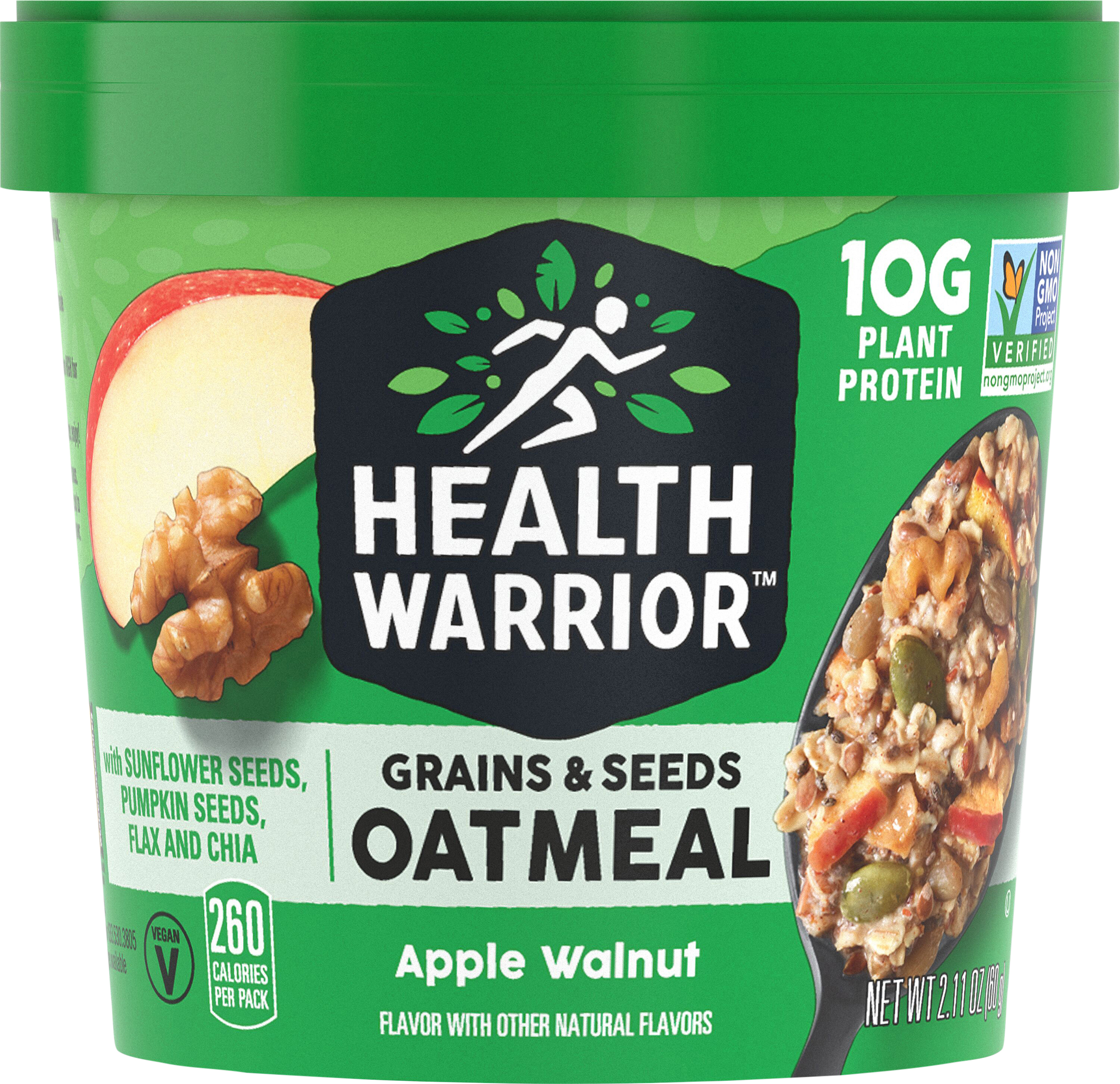 Oatmeal, Apple Walnut, Grains & Seeds