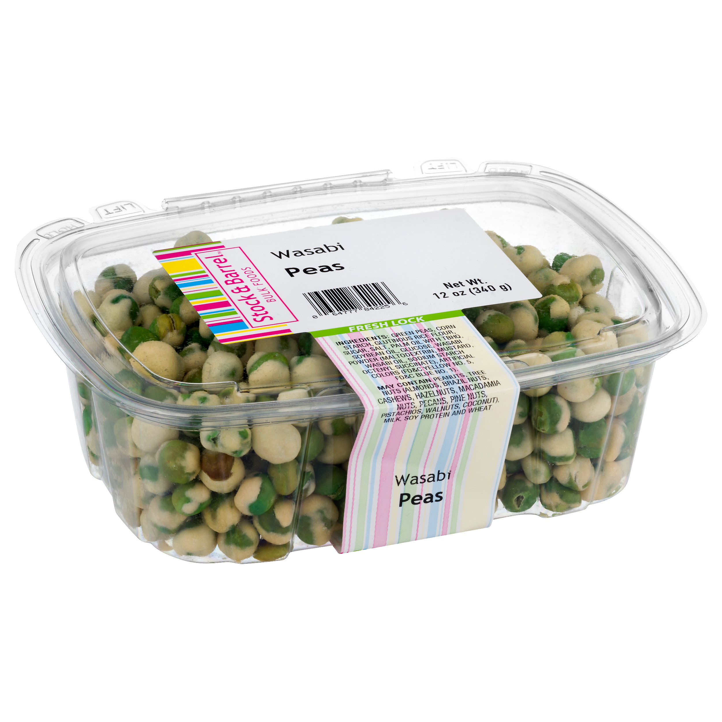 Stock & Barrel Wasabi Peas 12 Oz