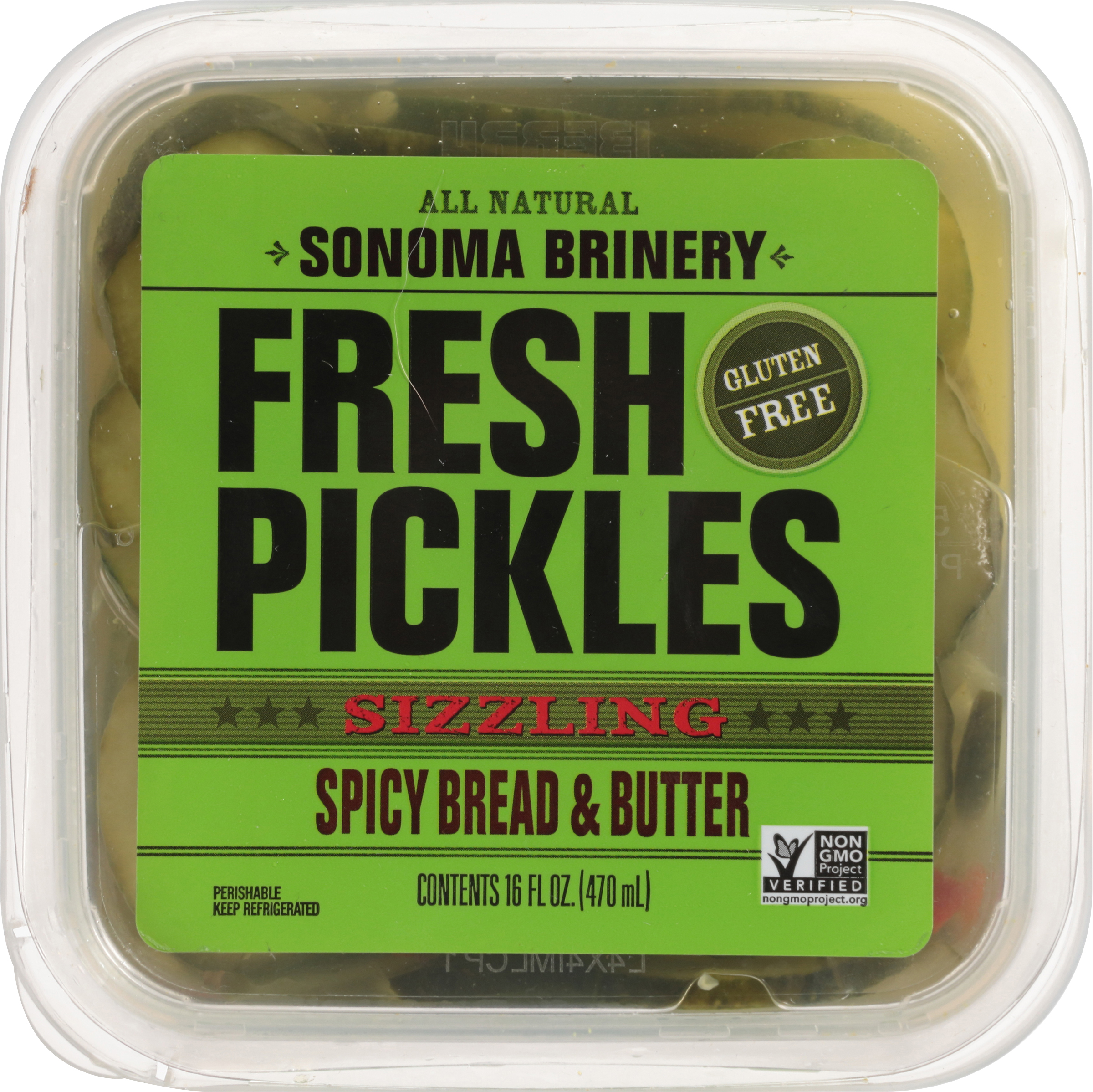 Pickles, Fresh, Spicy Bread & Butter