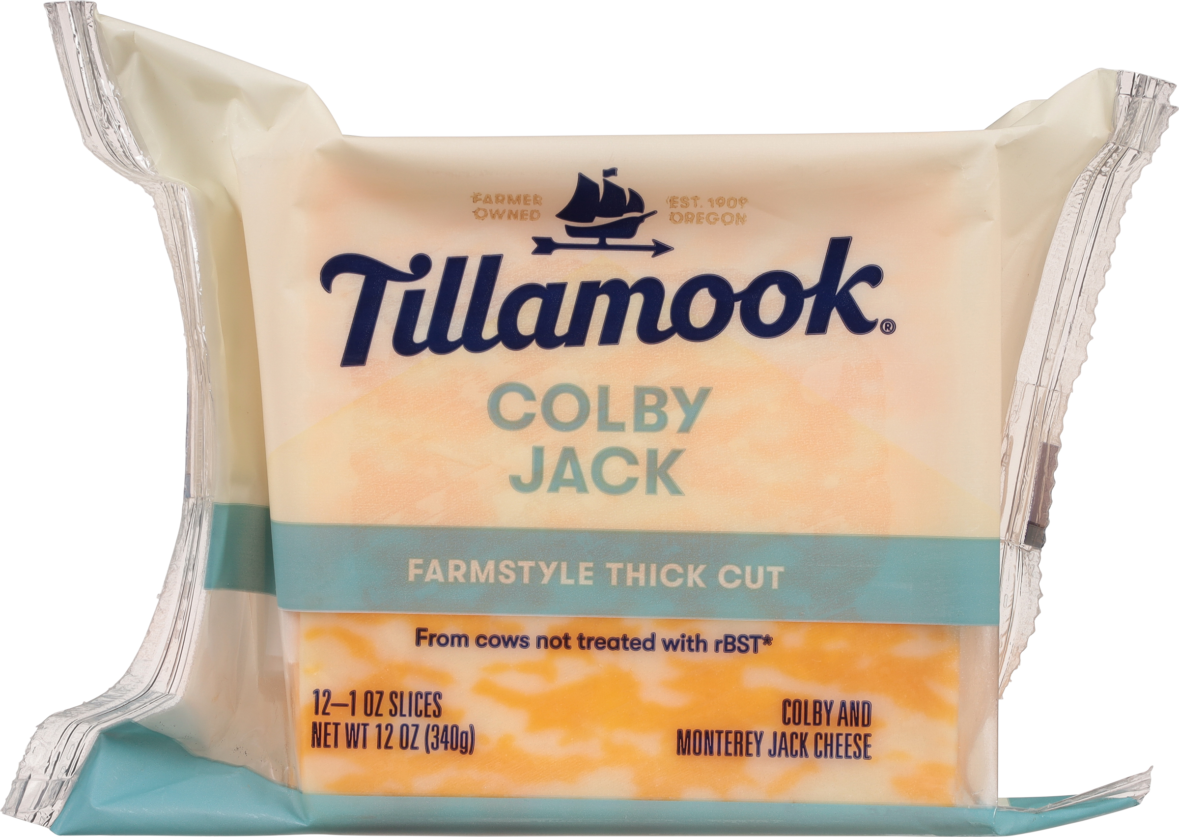 Cheese, Colby Jack, Farmstyle Thick Cut