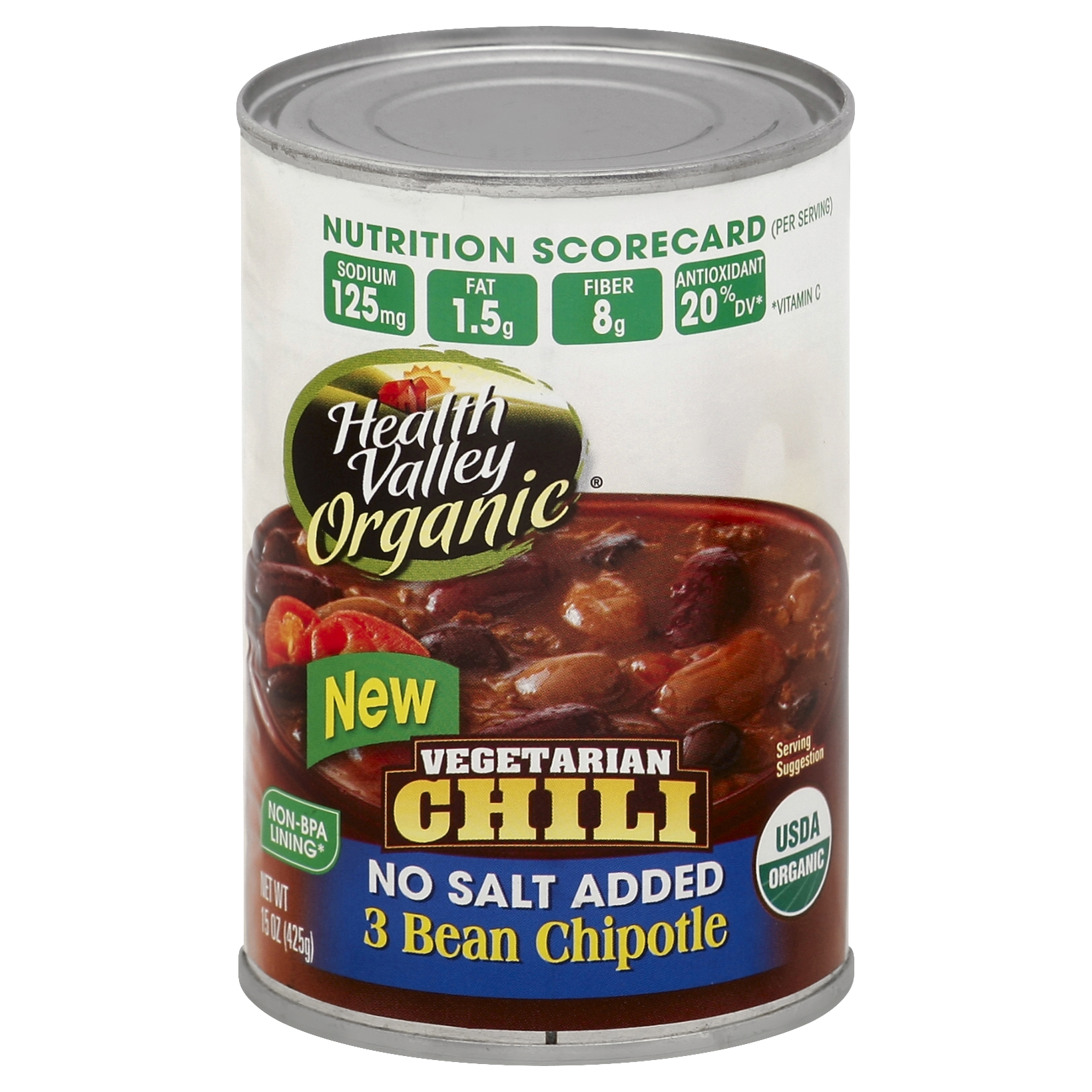 Health Valley Chili 15 Oz