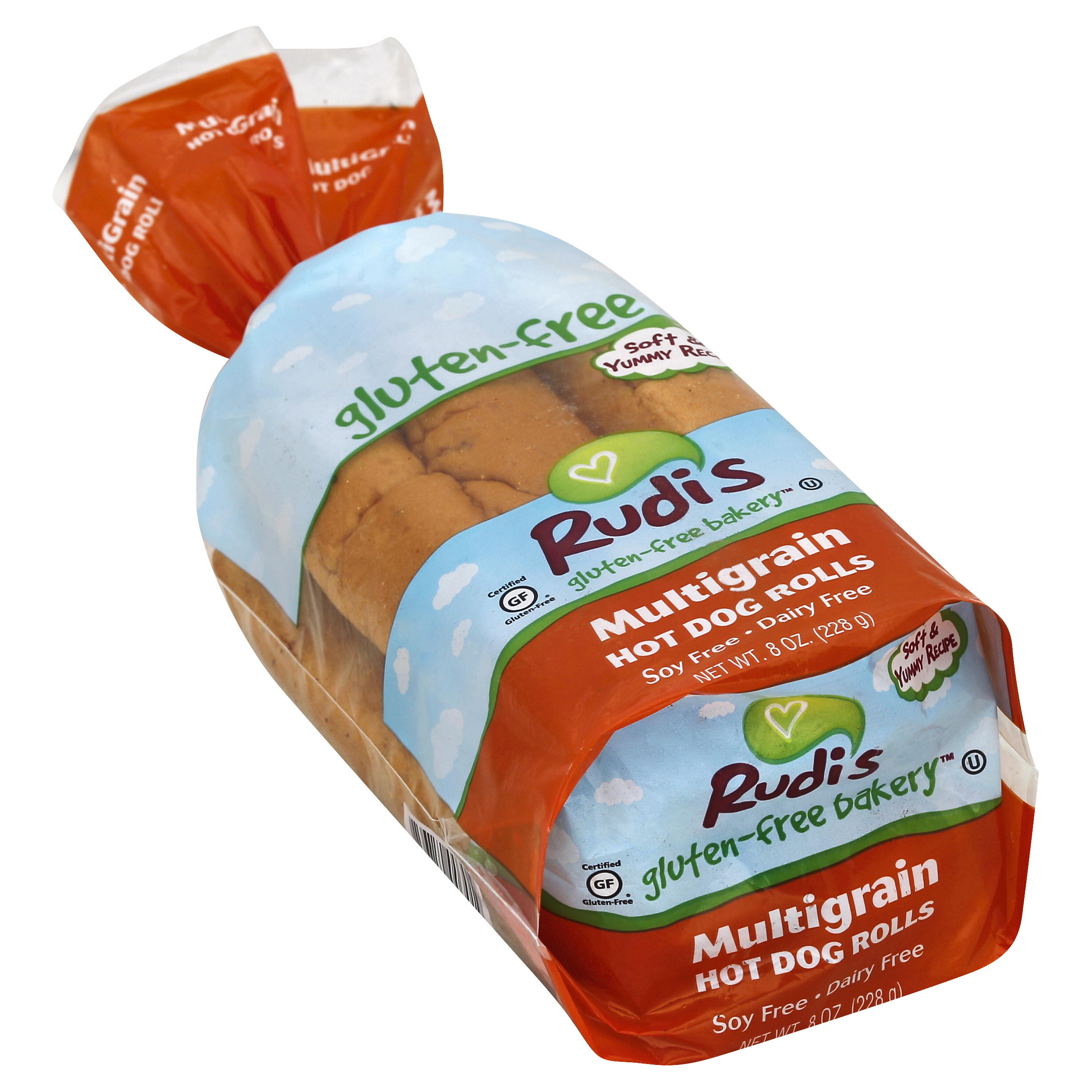 Rudi's Hot Dog Rolls 8 Oz