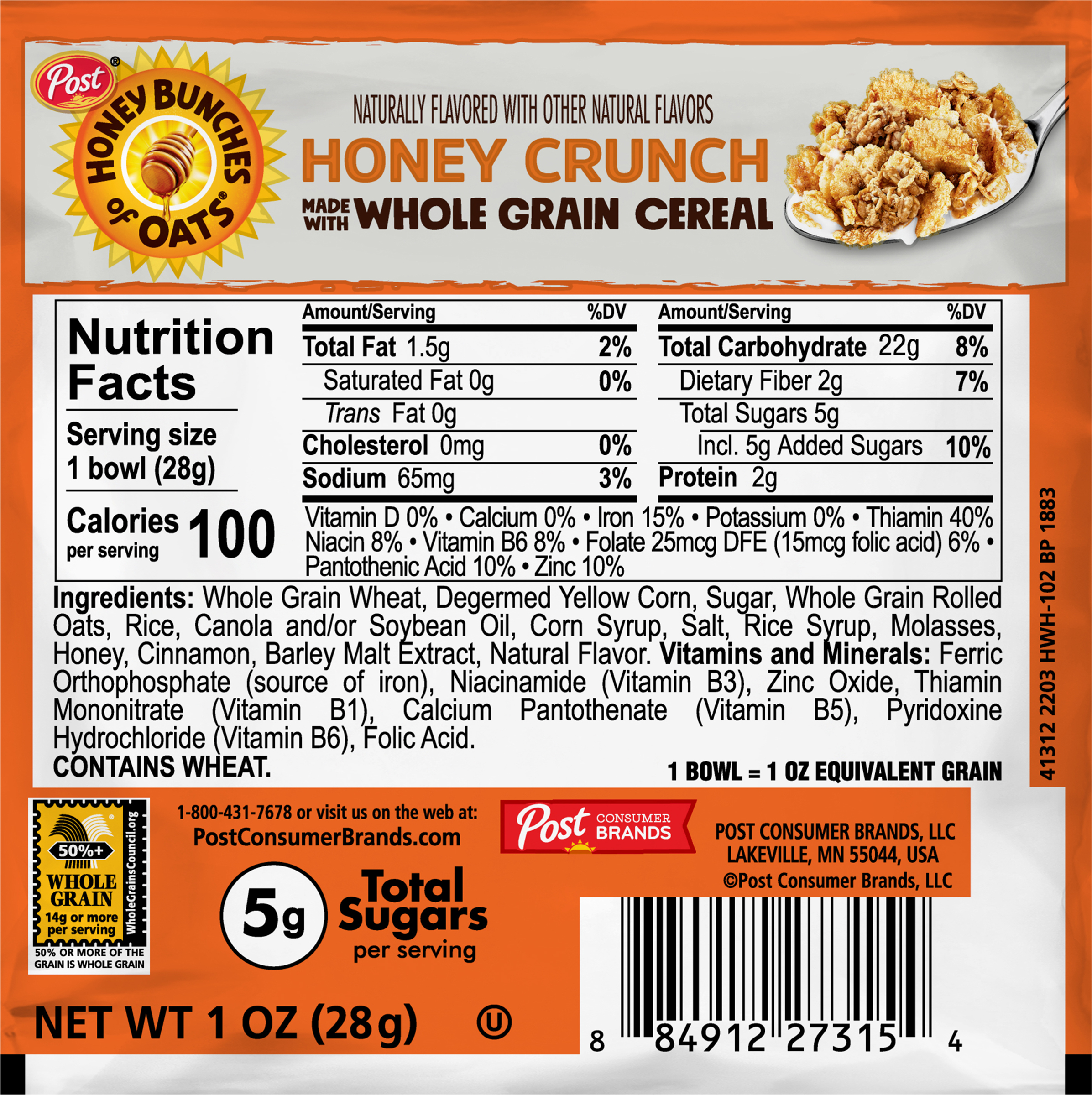 Cereal, Honey Crunch