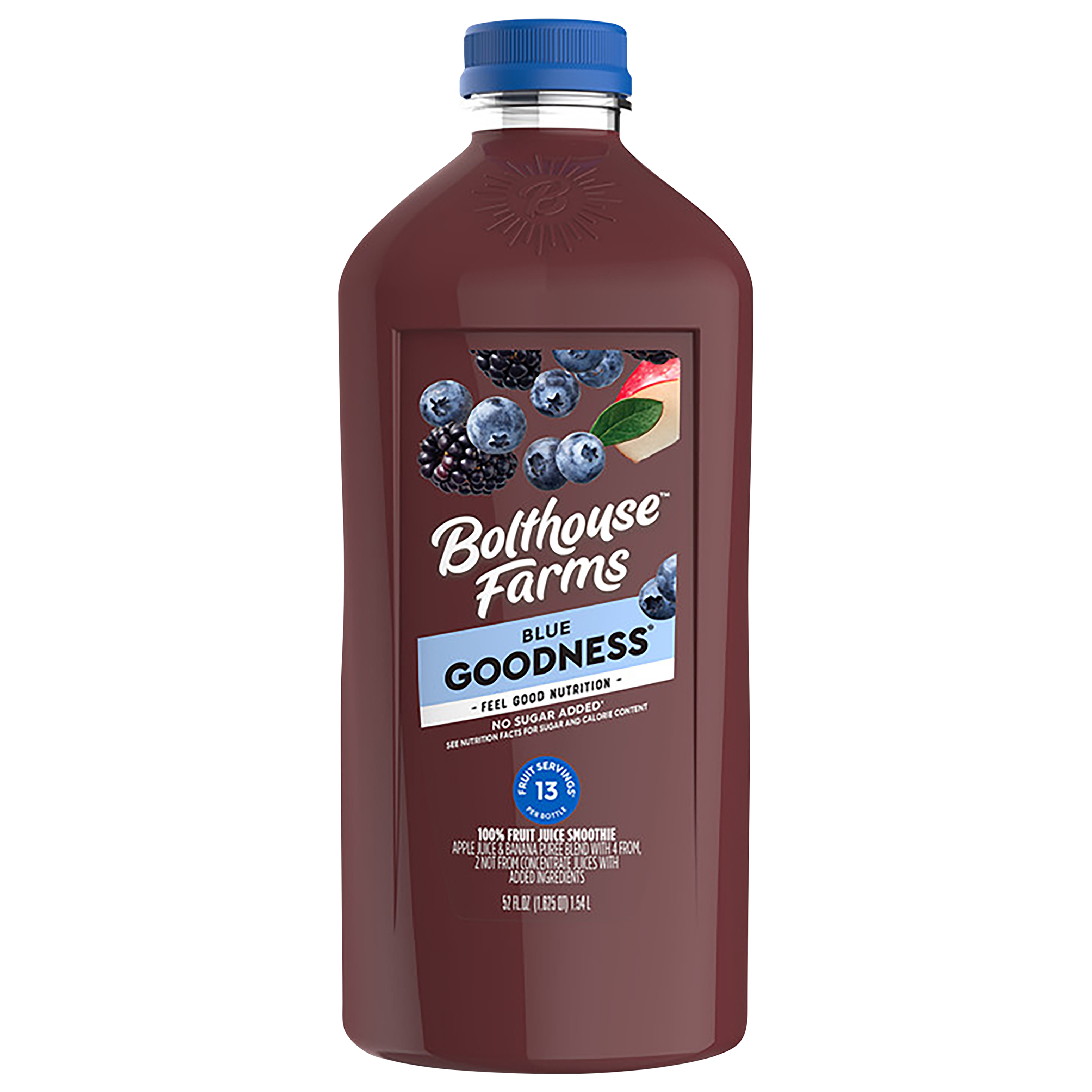100% Fruit Juice Smoothie, Blue Goodness