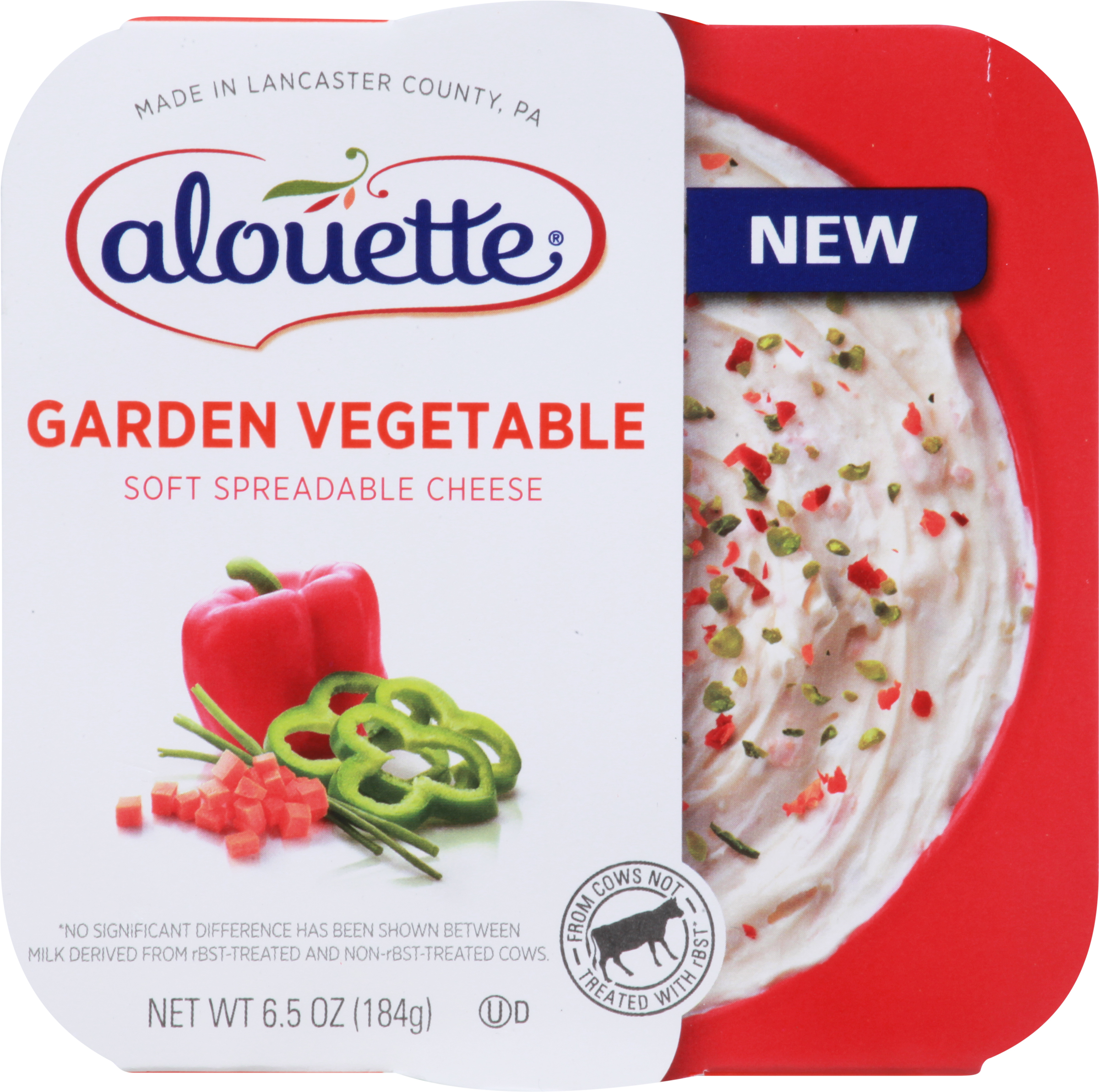 Soft Spreadable Cheese, Garden Vegetable