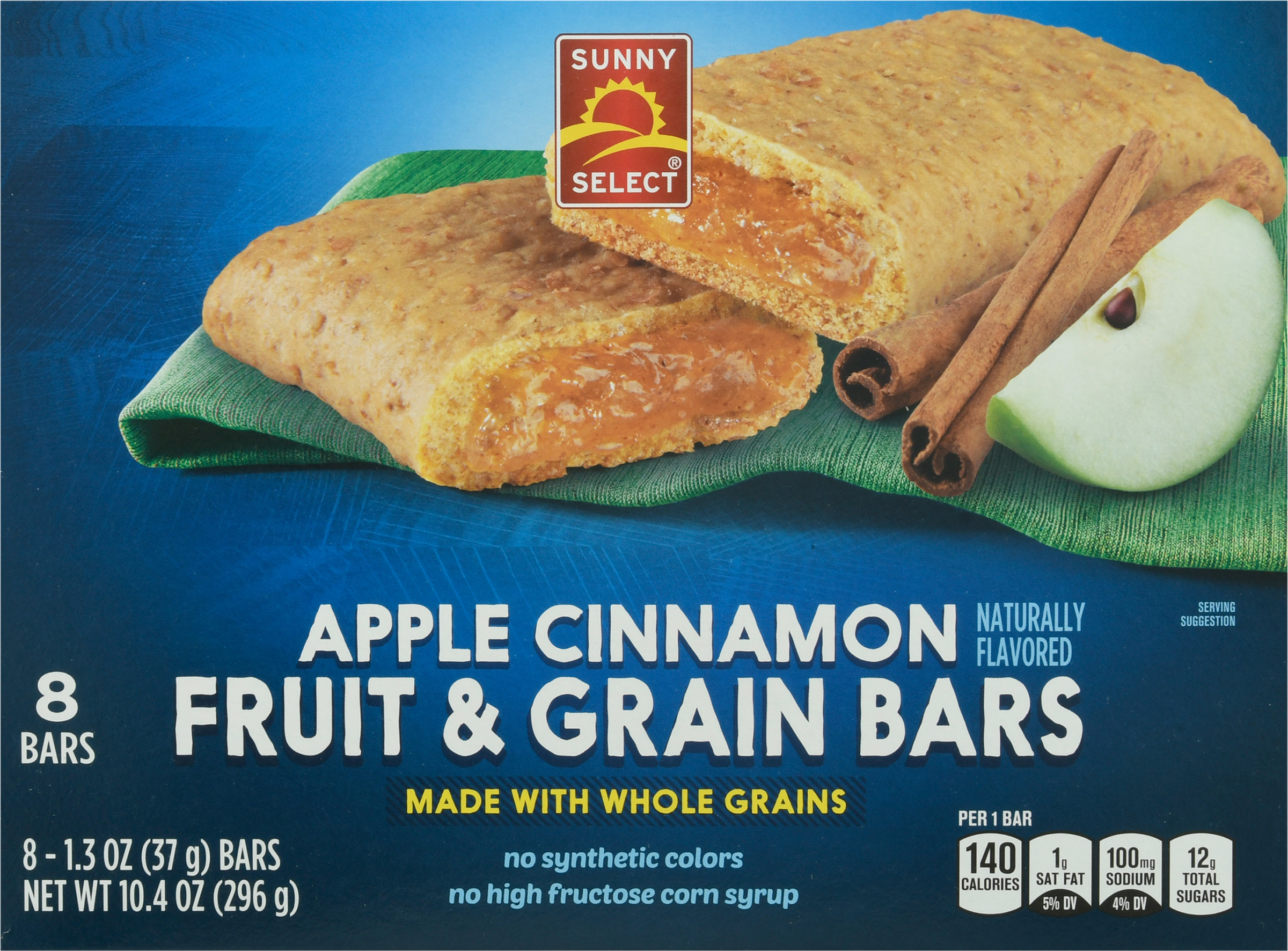 Fruit & Grain Bars, Apple Cinnamon