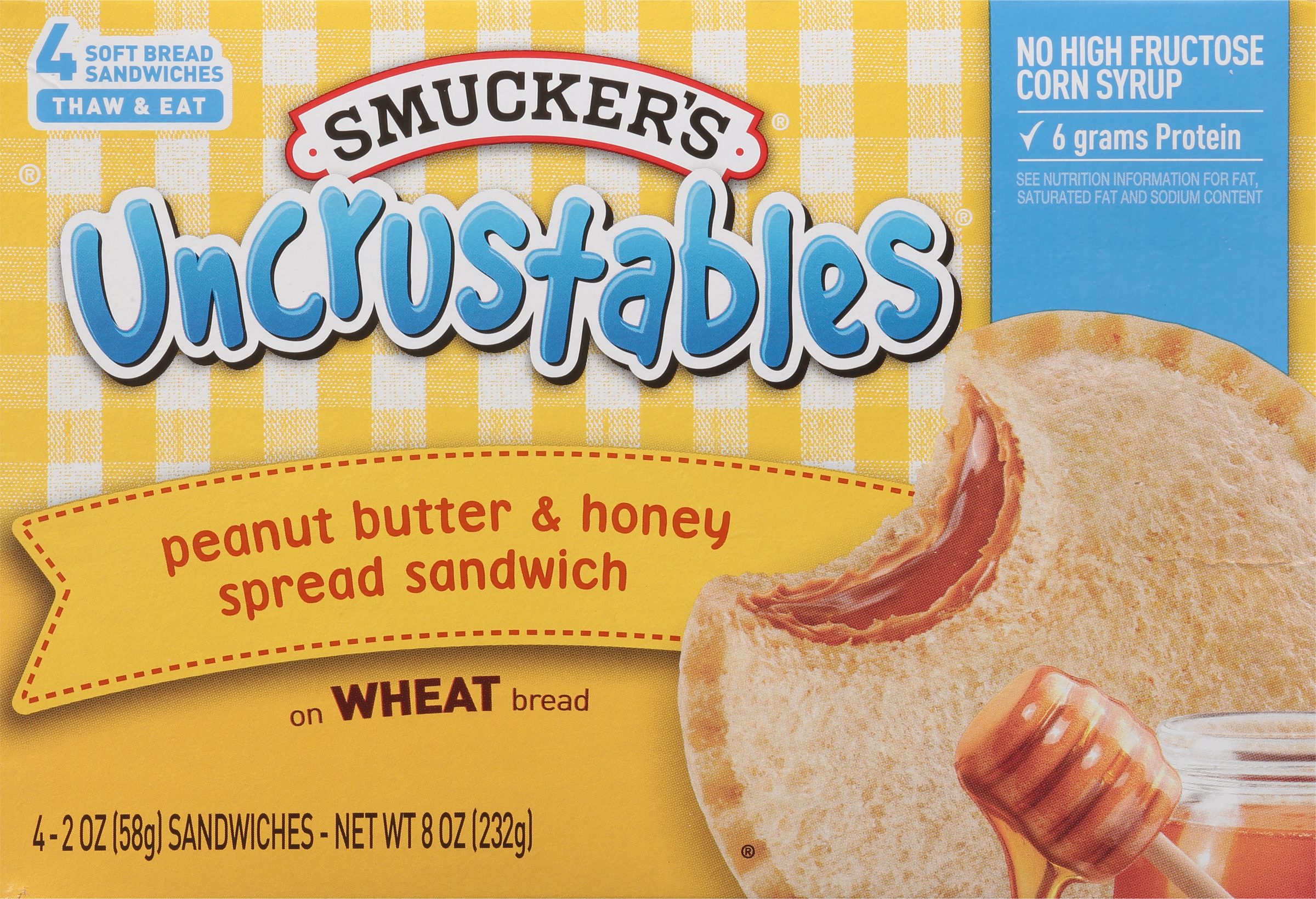 Sandwich, Peanut Butter & Honey Spread