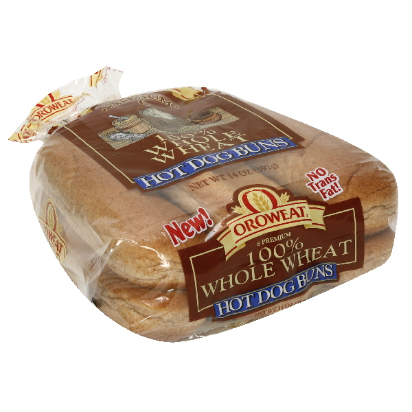 Oroweat Hot Dog Buns 6 Ea