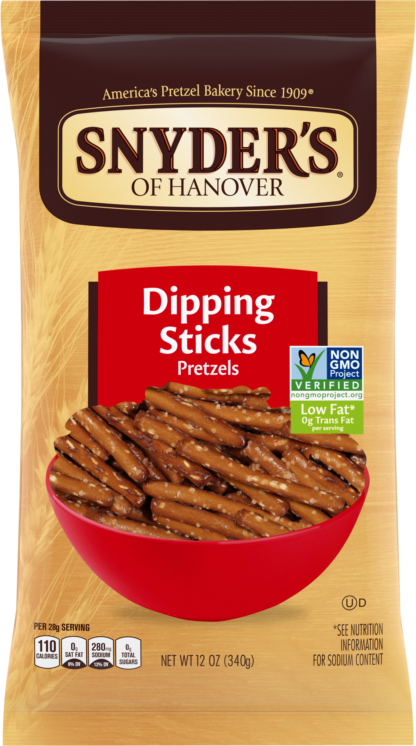 Calories in Pretzels Sticks from Rold Gold