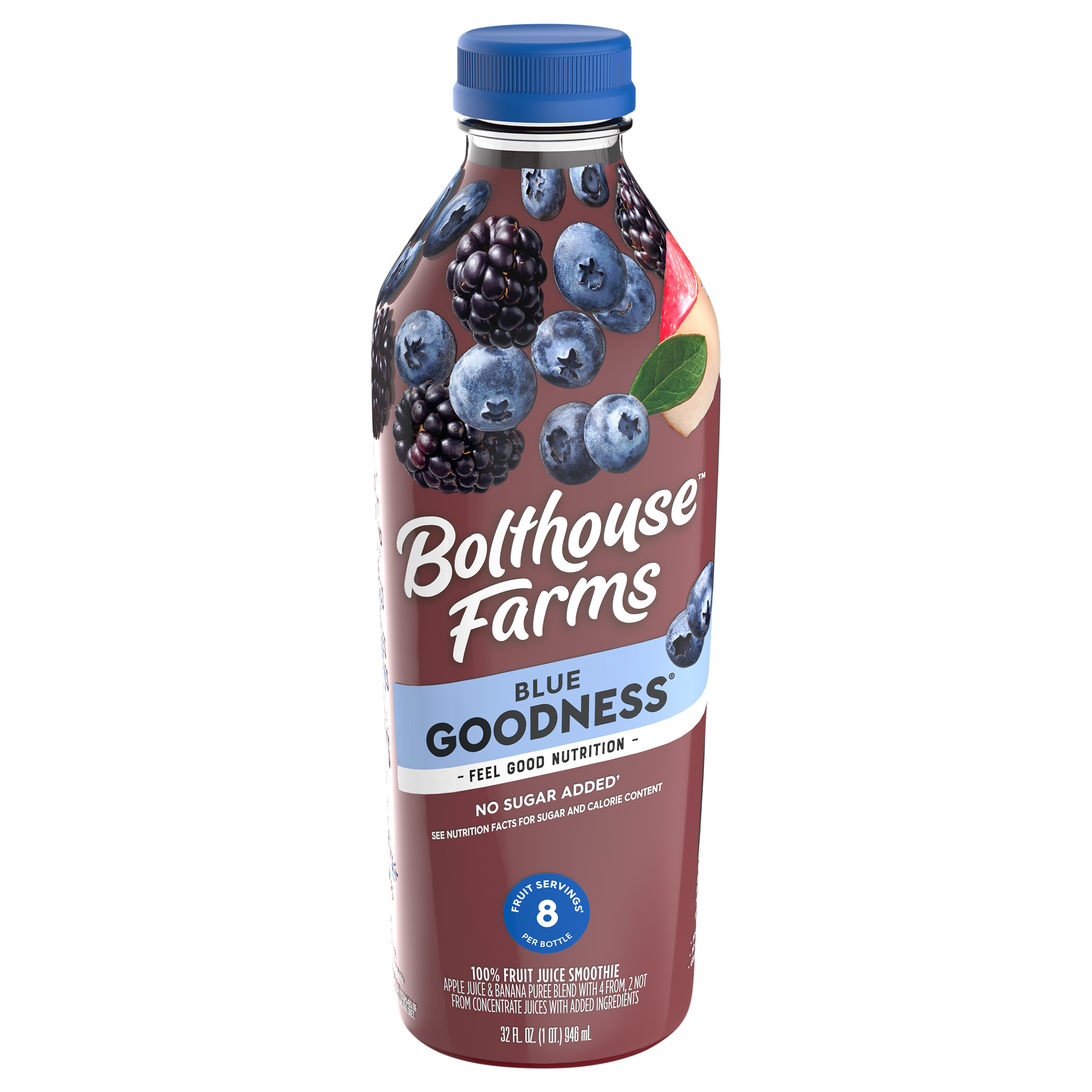 100% Fruit Juice Smoothie, Blue Goodness