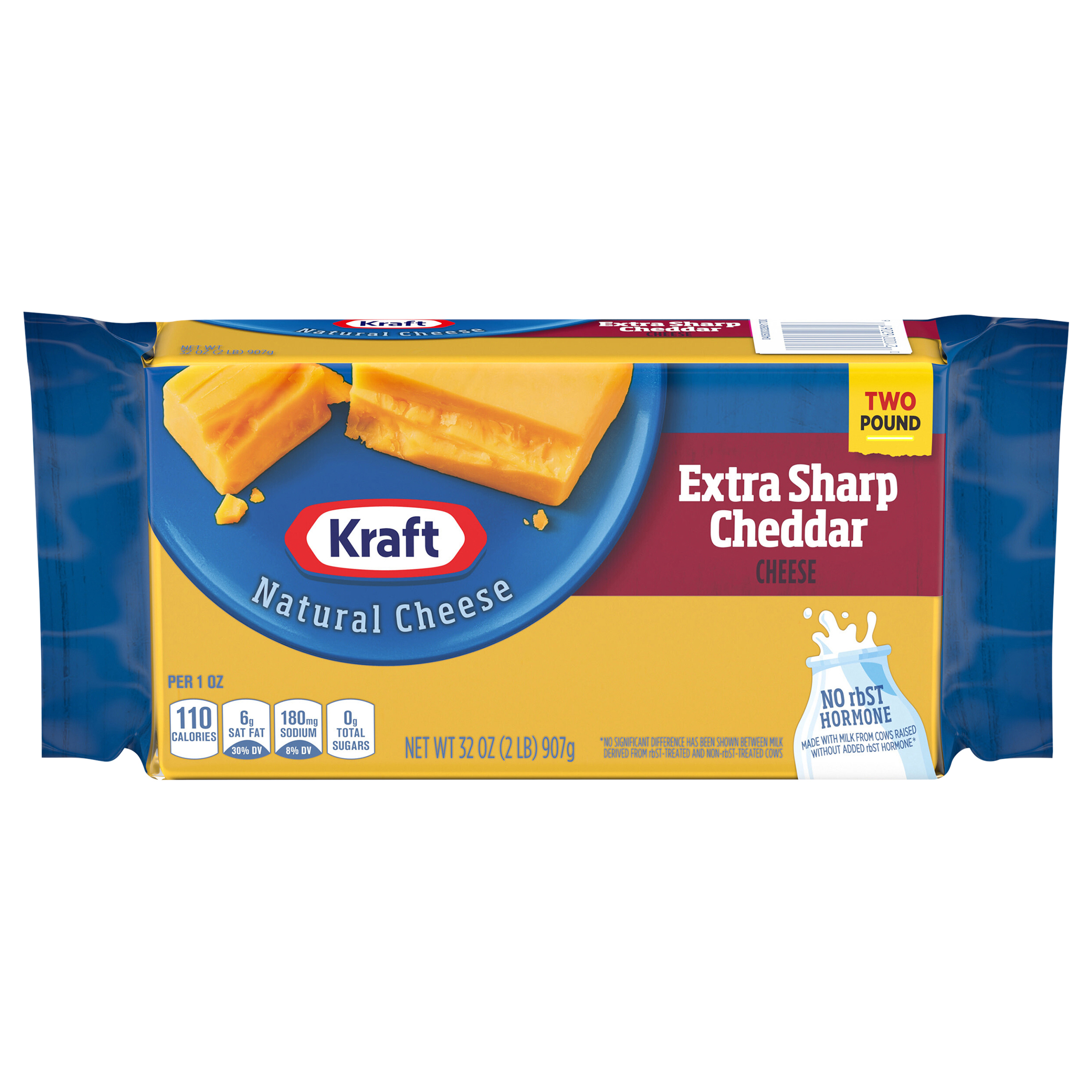 Cheese, Natural, Cheddar, Extra Sharp