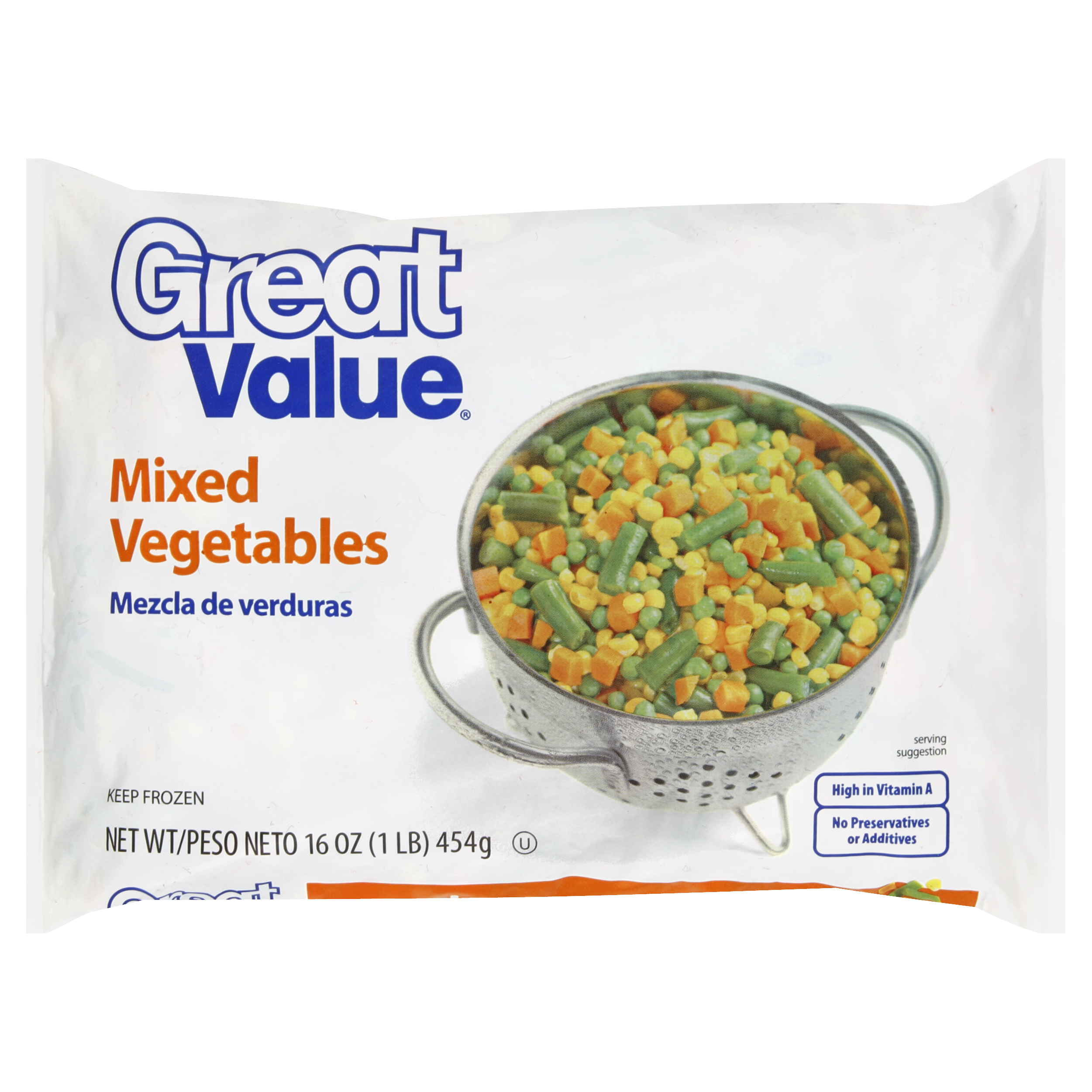 Great Value Mixed Vegetables 16 Oz