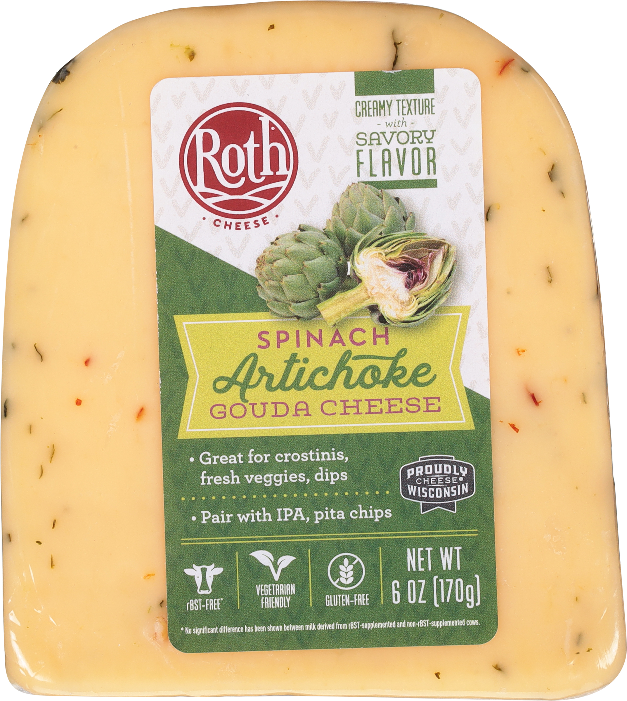 Cheese, Spinach Artichoke Gouda