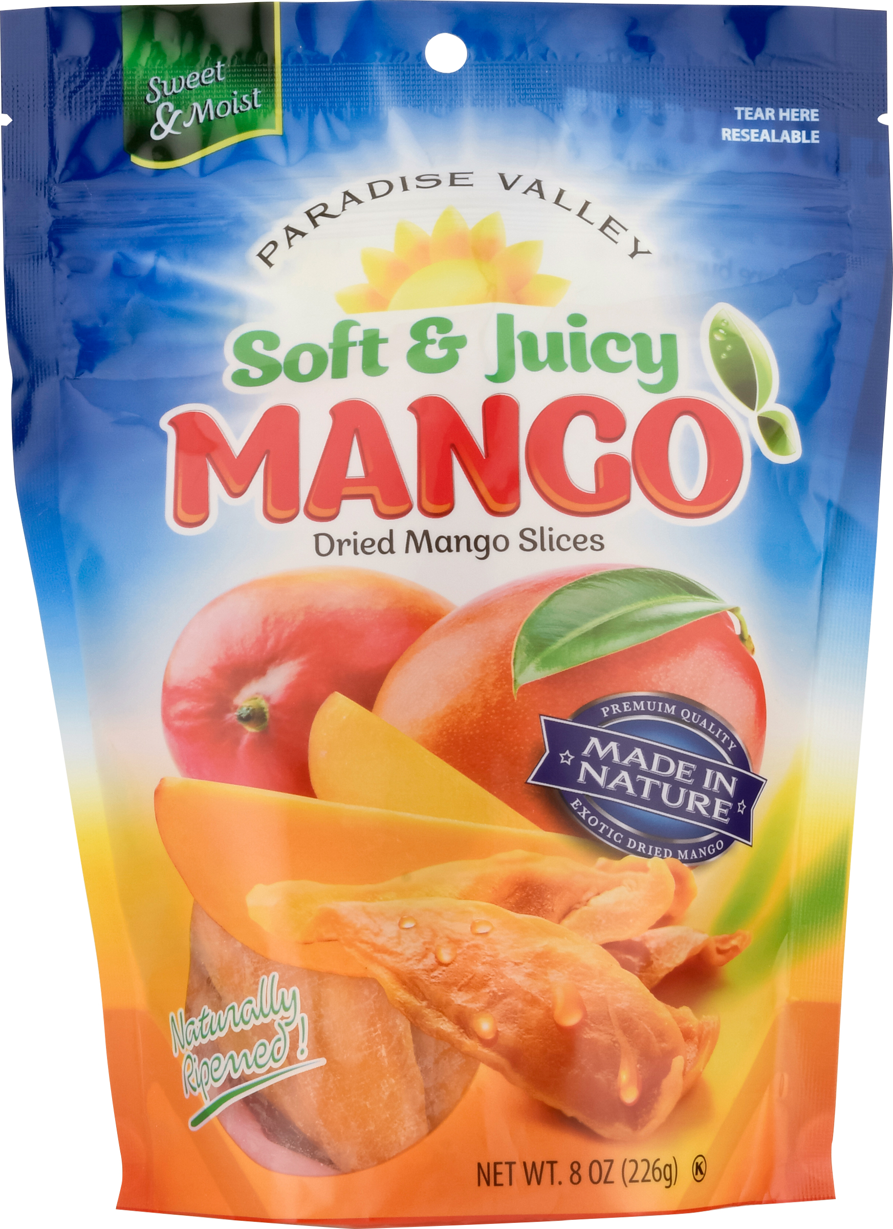 Mango Slices, Dried, Soft & Juicy