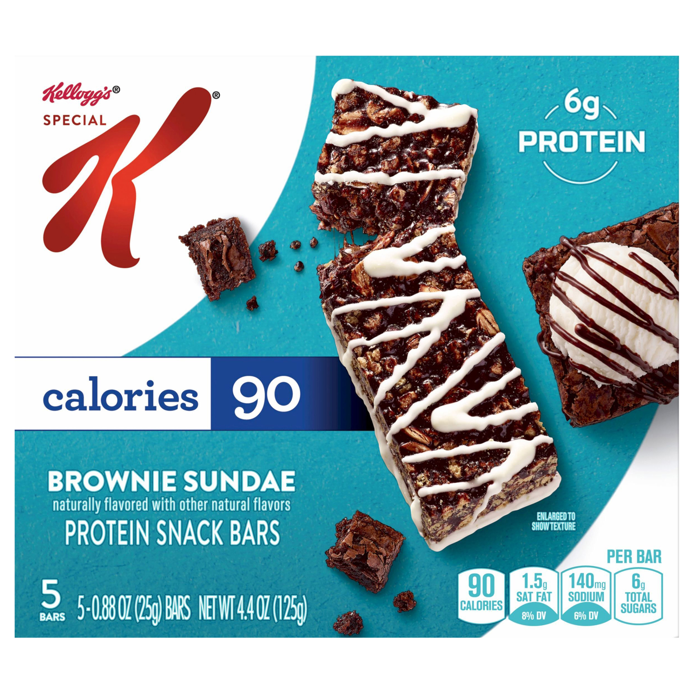 Protein Snack Bars, Brownie Sundae