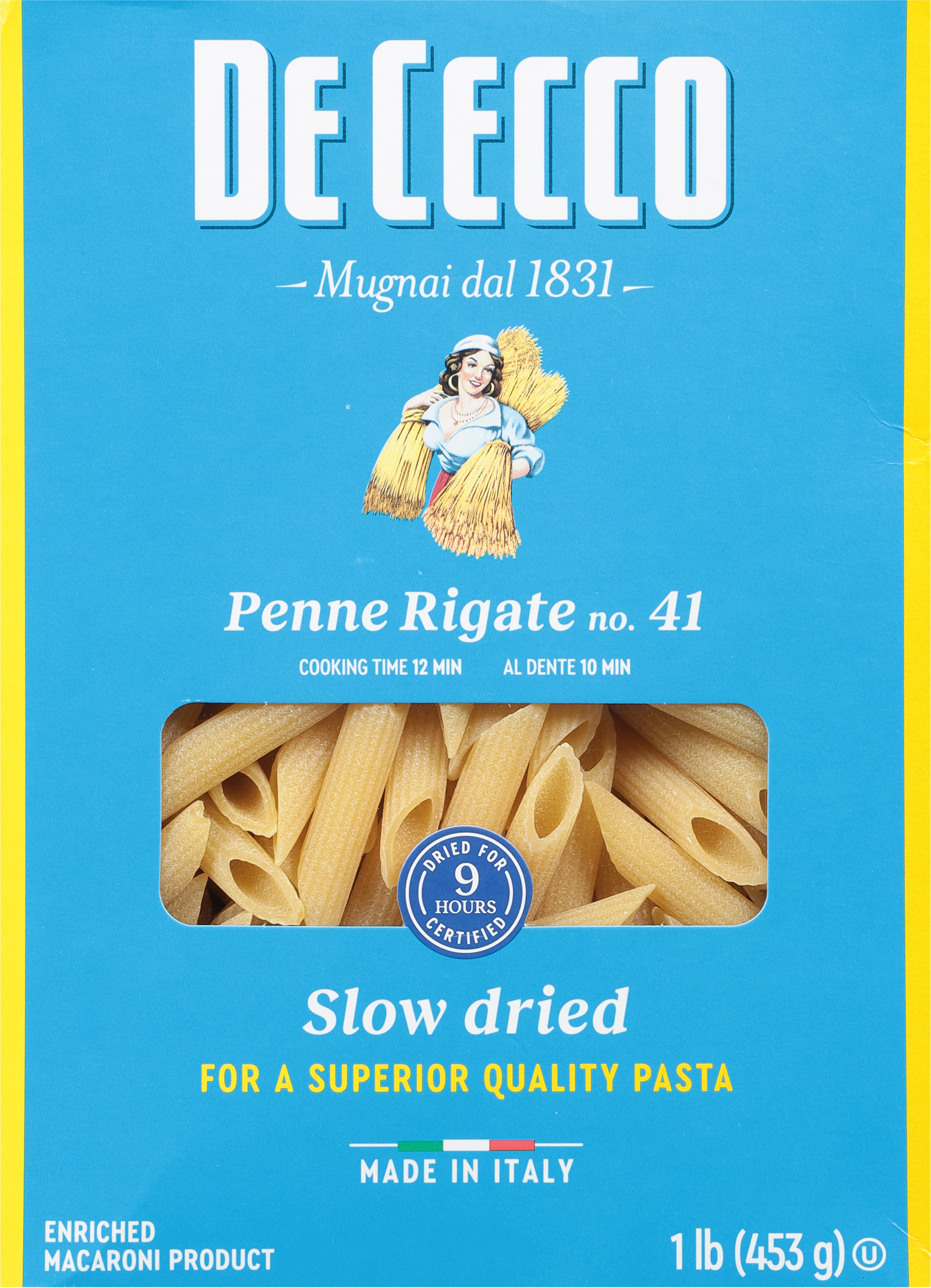 Penne Rigate, No. 41, Slow Dried