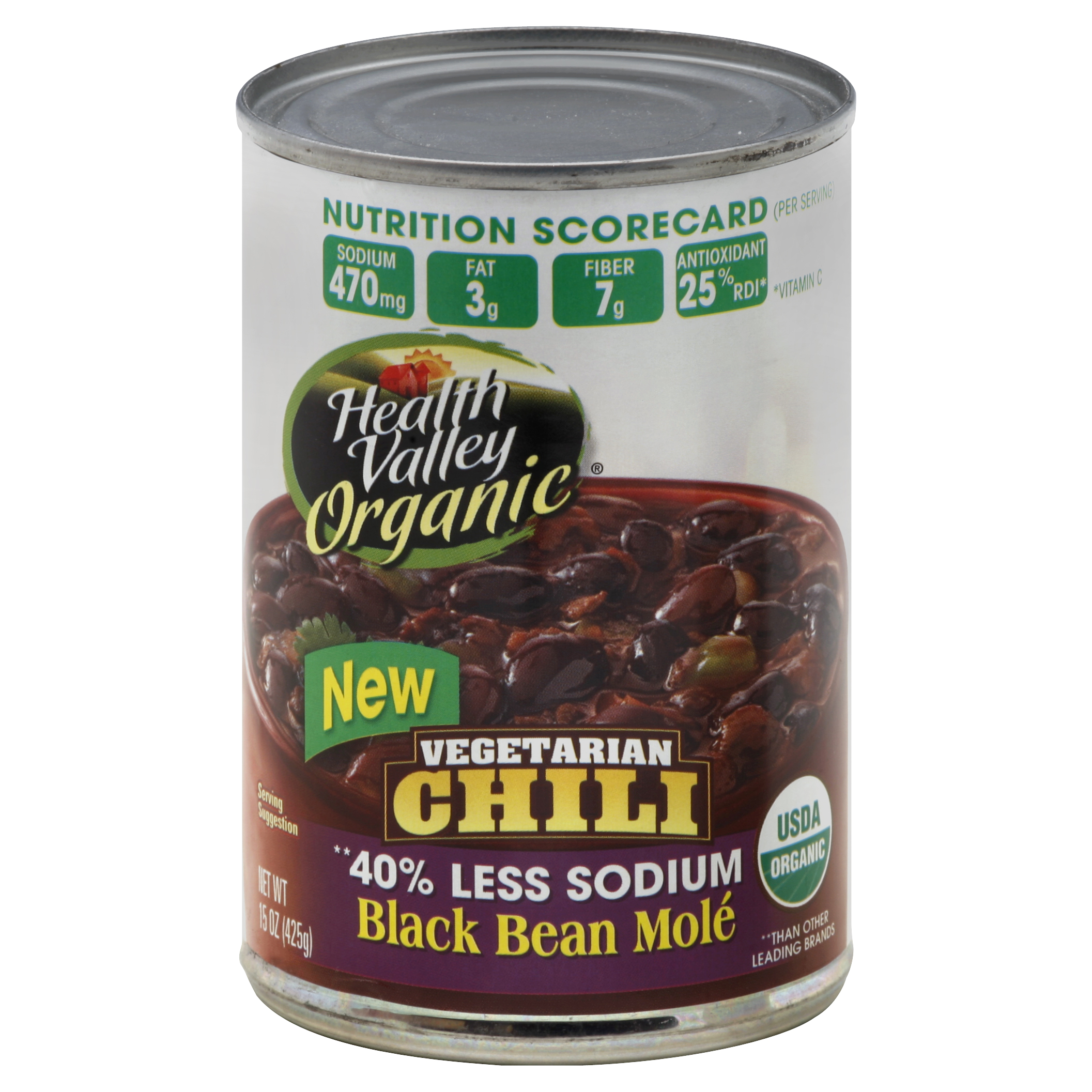 Health Valley Chili 15 Oz