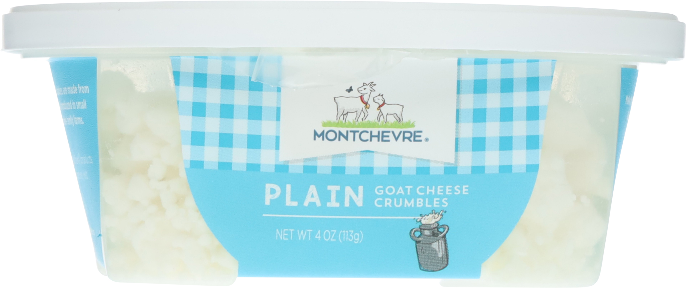Goat Cheese, Plain, Crumbles