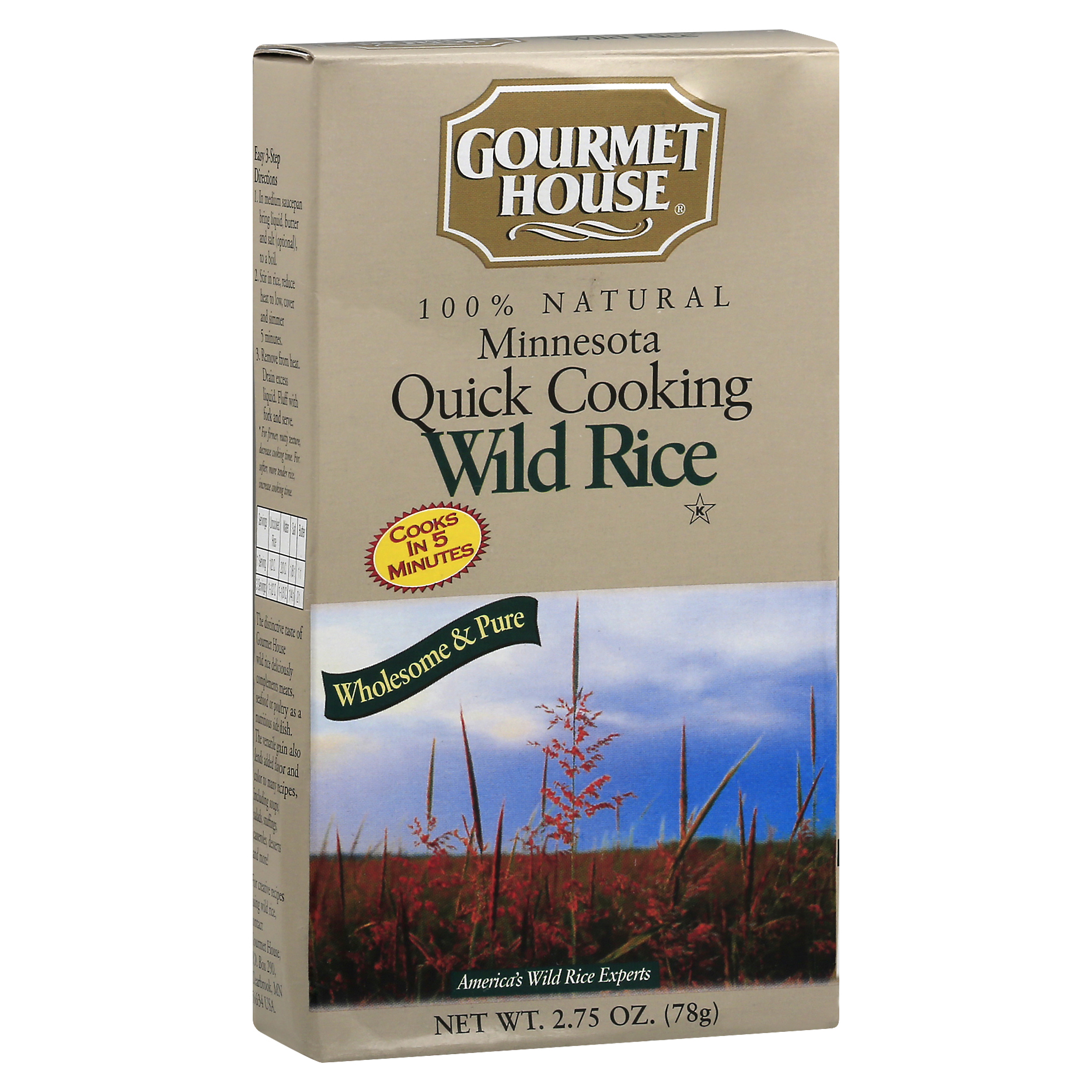 Gourmet House Wild Rice 2.75 Oz