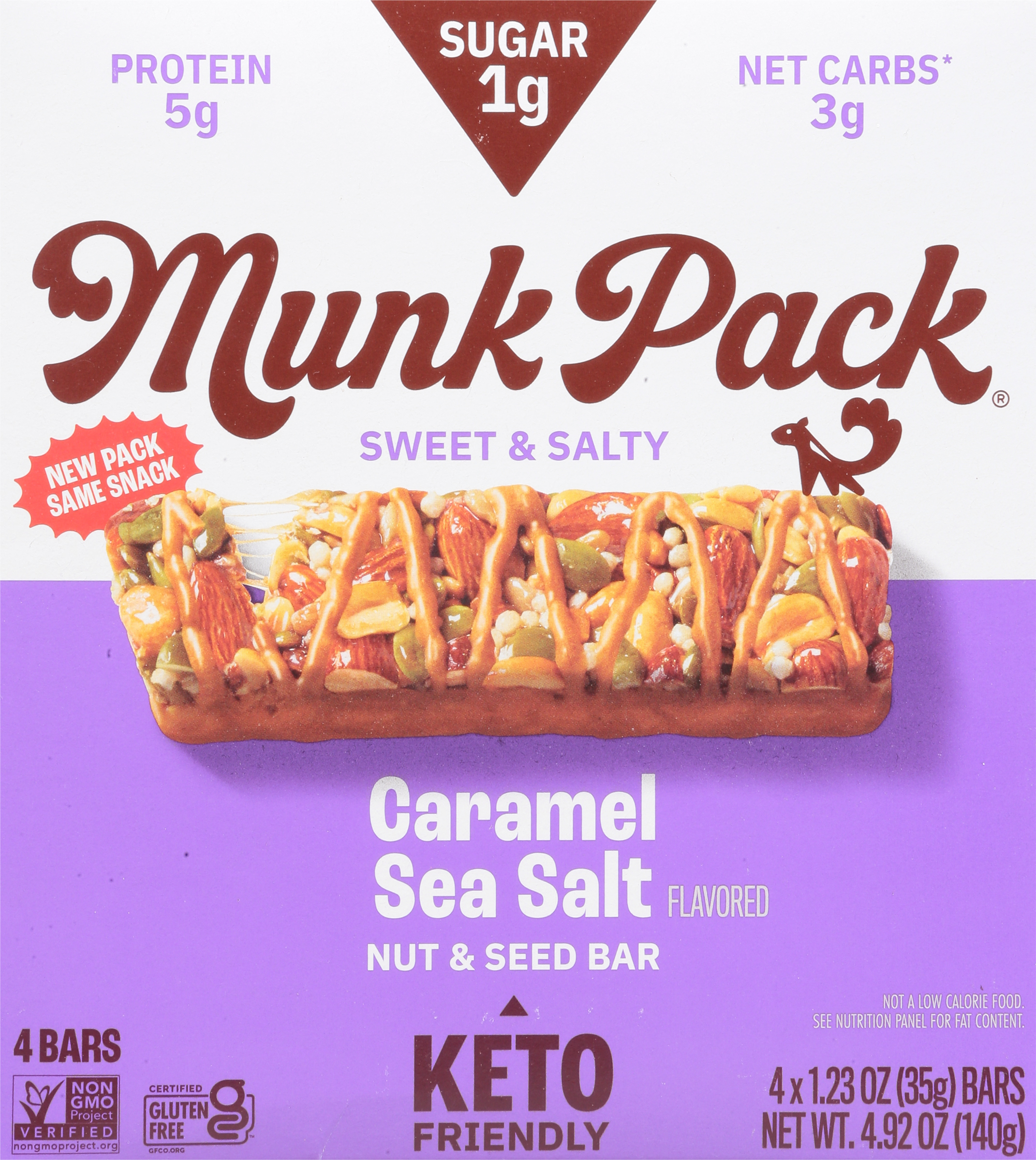 Nut & Seed Bar, Keto, Caramel Sea Salt