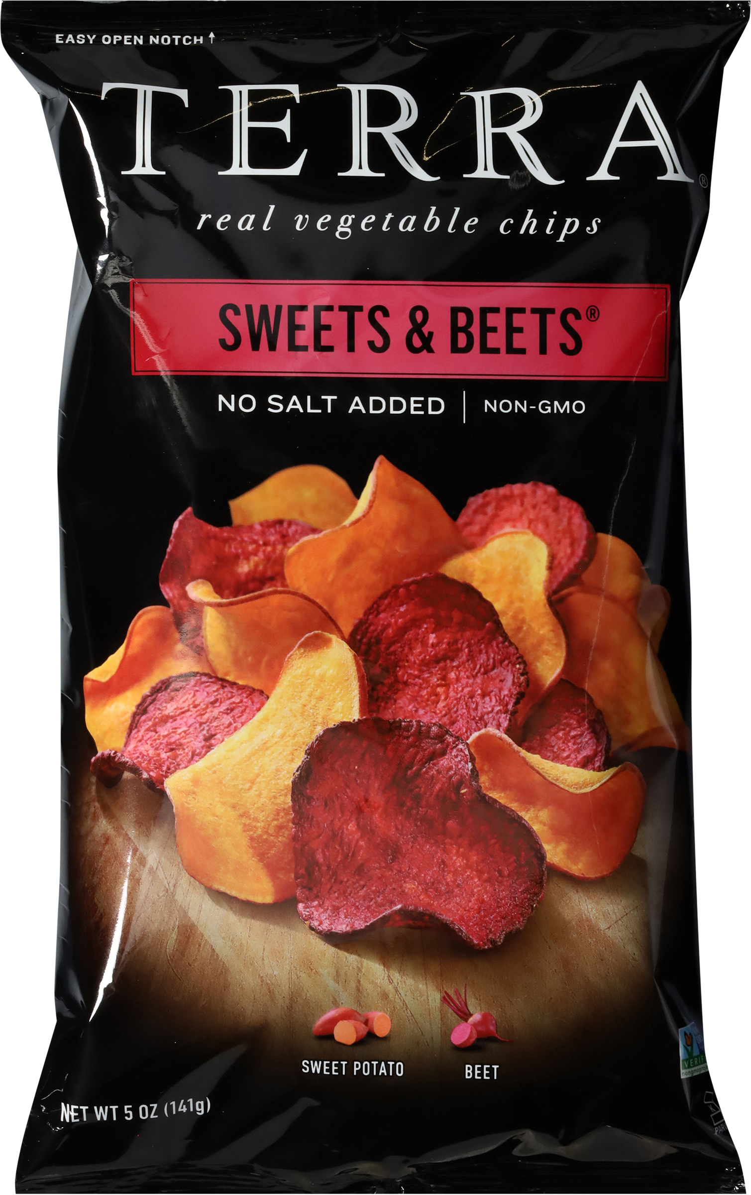 Vegetable Chips, Real, No Salt Added, Sweets & Beets