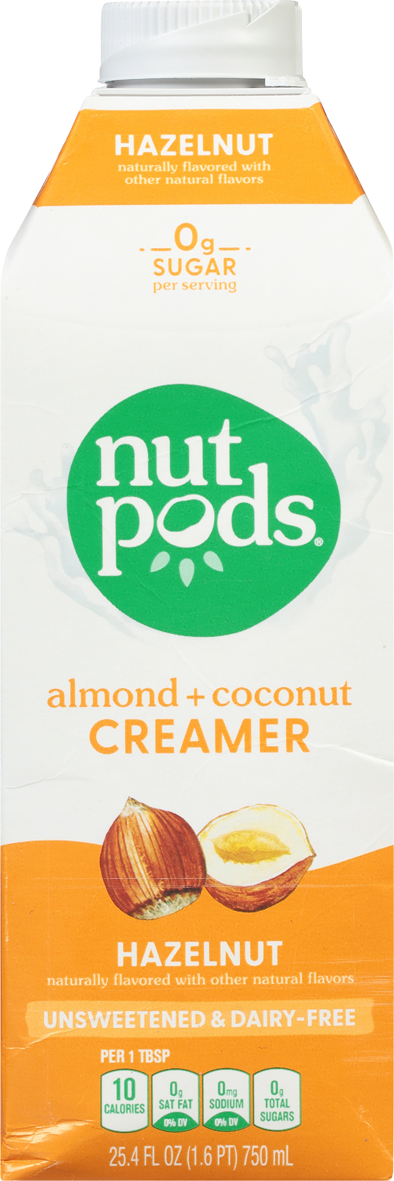 Creamer, Almond + Coconut, Hazelnut