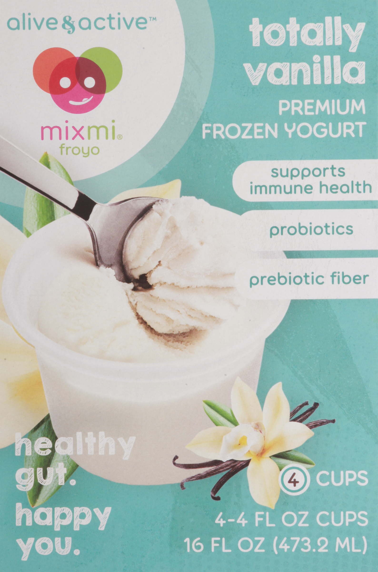 Frozen Yogurt, Premium, Totally Vanilla