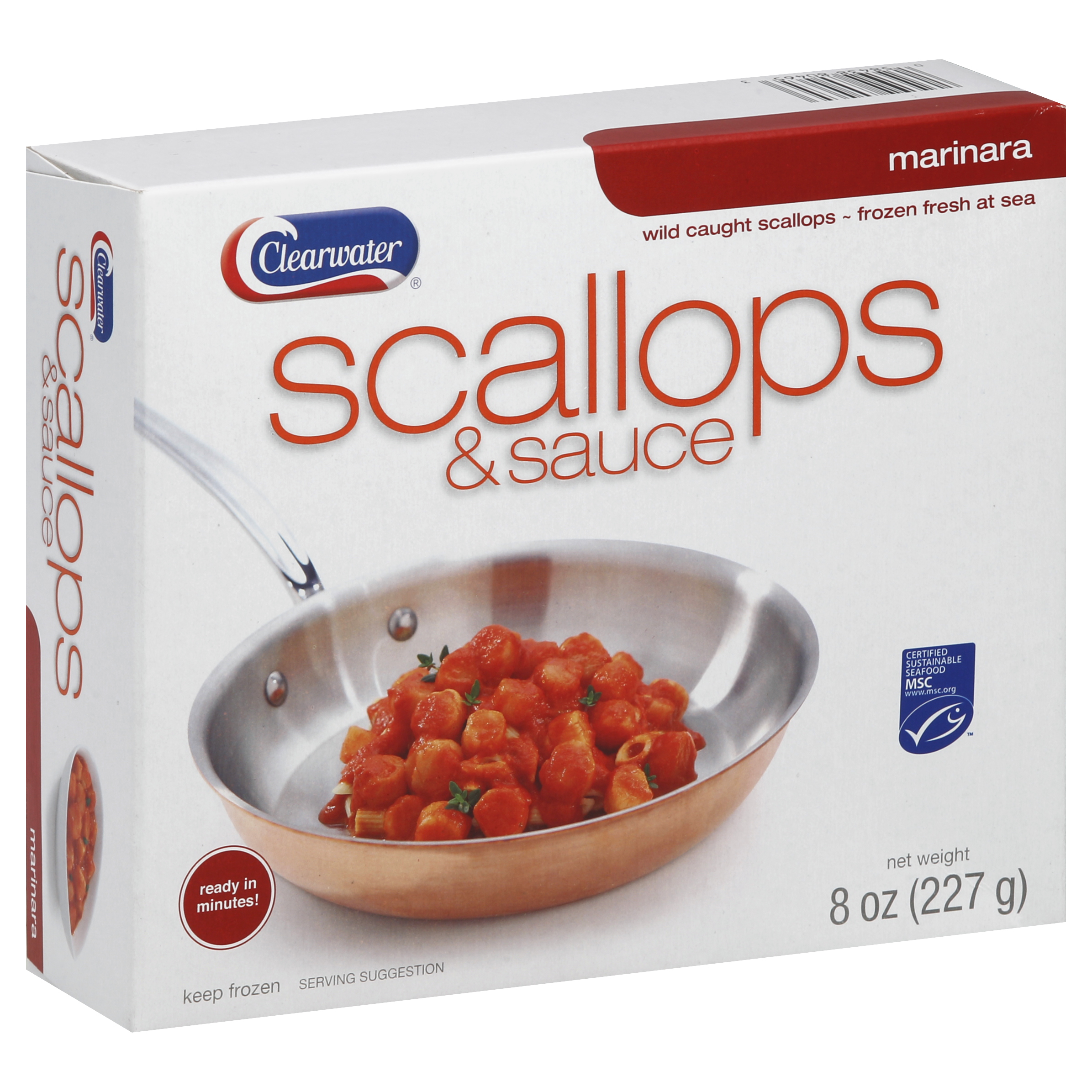 Clearwater Scallops & Sauce 8 Oz