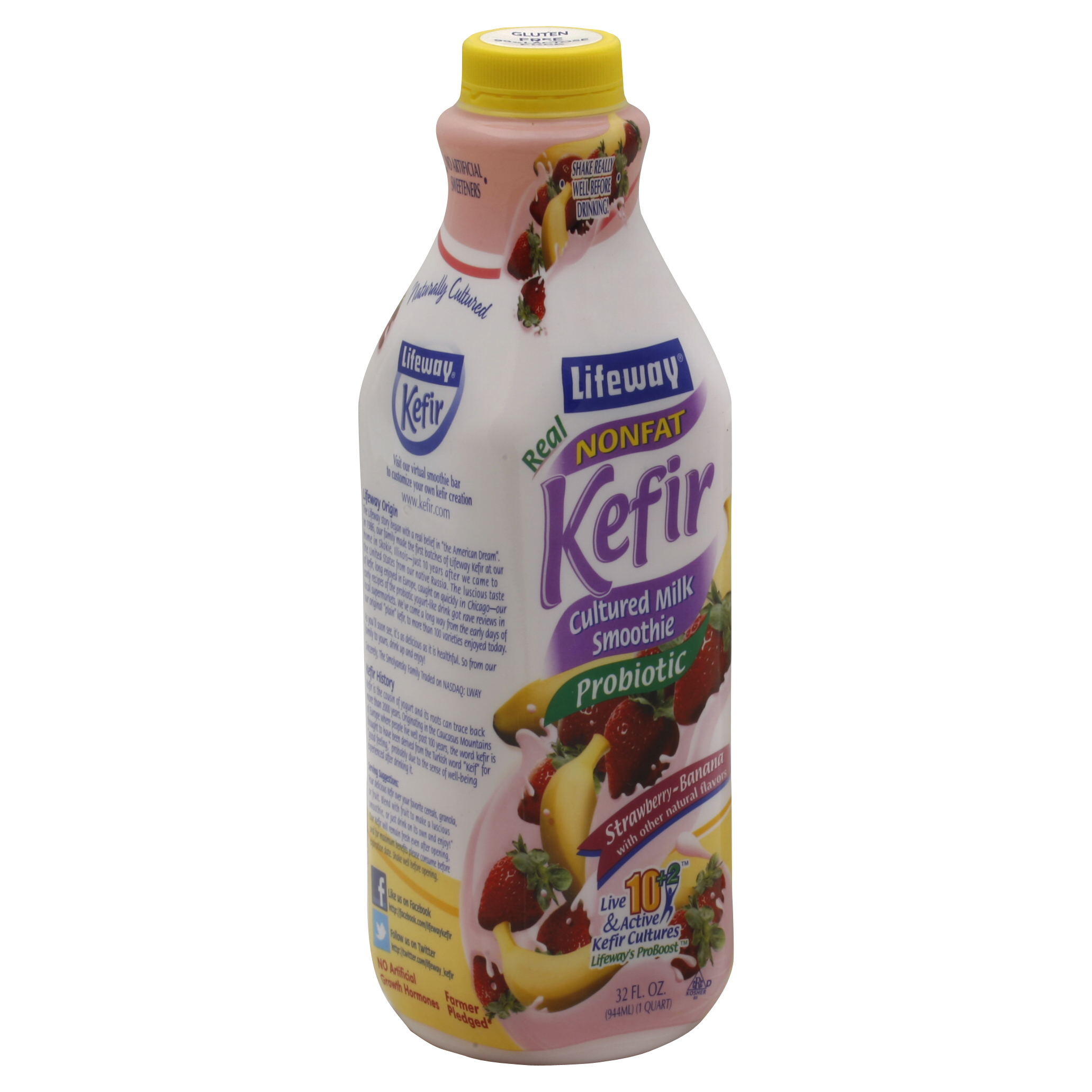 Lifeway Kefir Cultured Milk Smoothie 32 Oz
