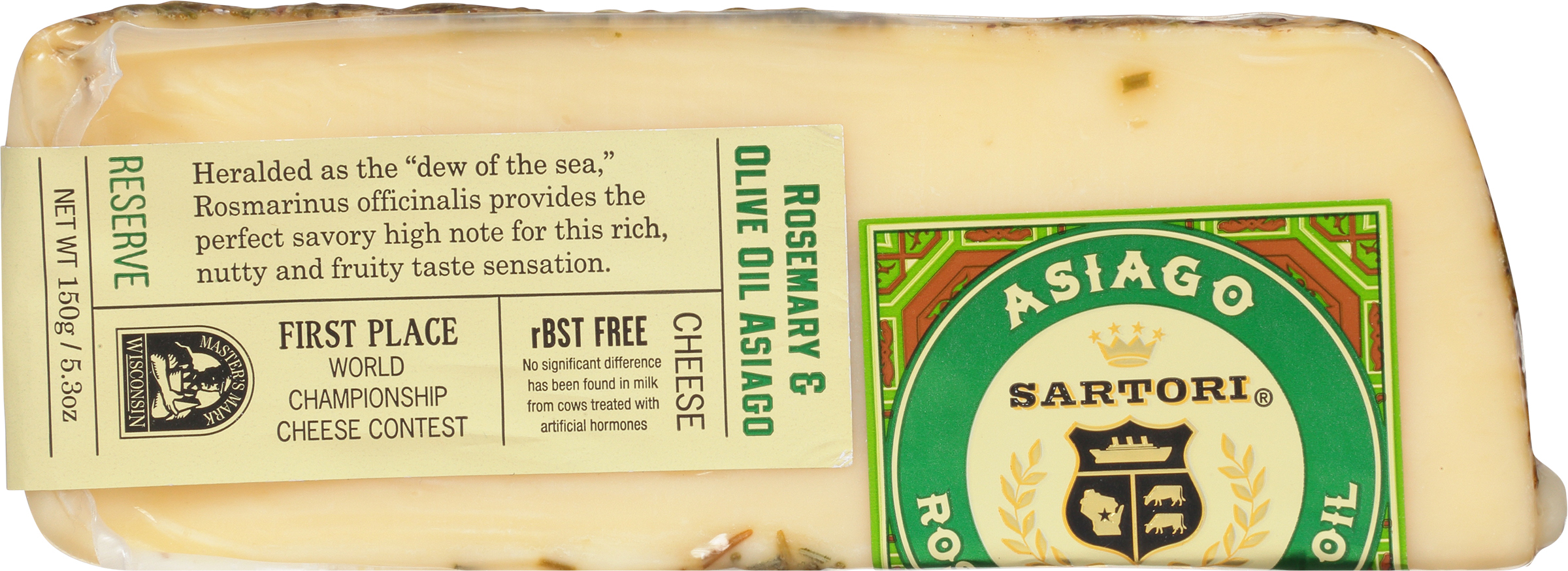Cheese, Rosemary & Olive Oil Asiago