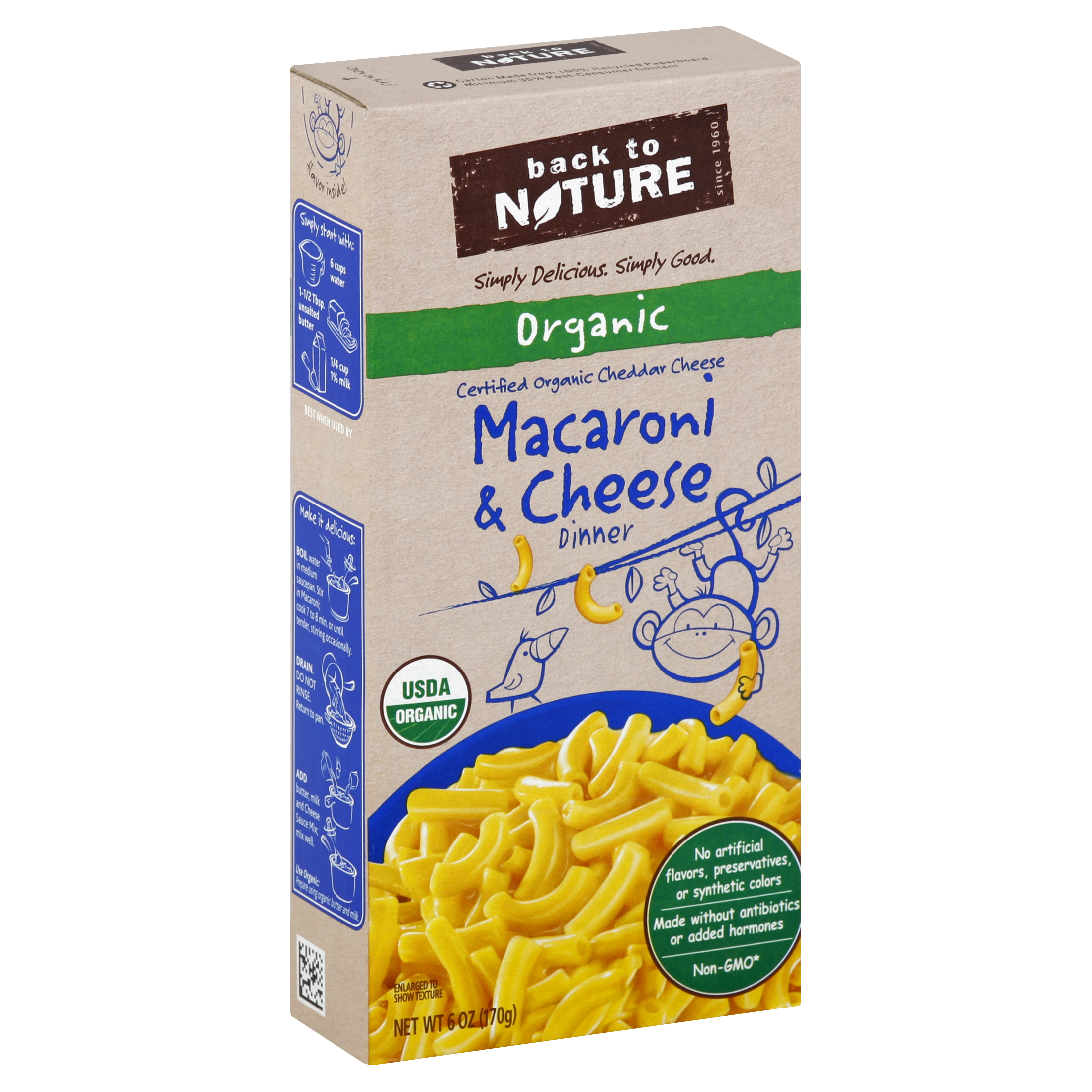 Back To Nature Macaroni & Cheese Dinner 6 Oz