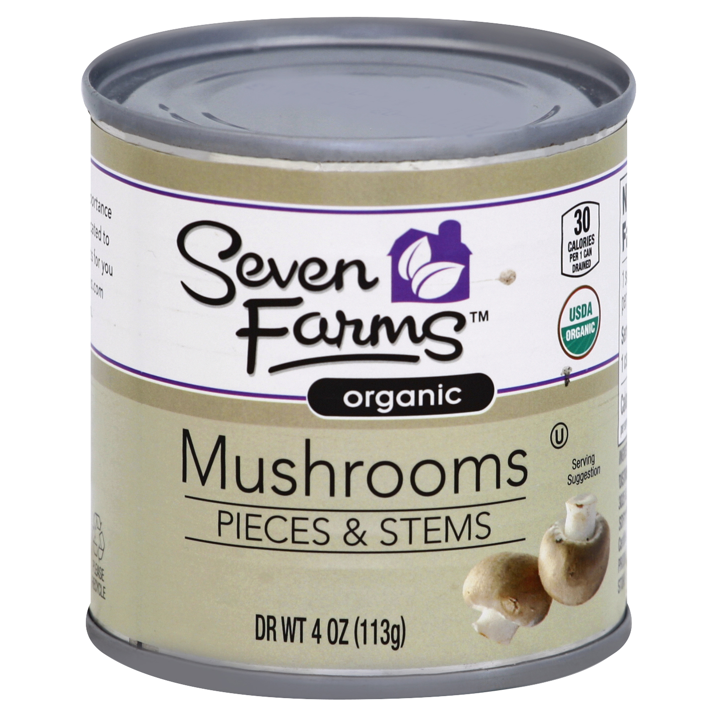 Seven Farms Mushrooms 4 Oz