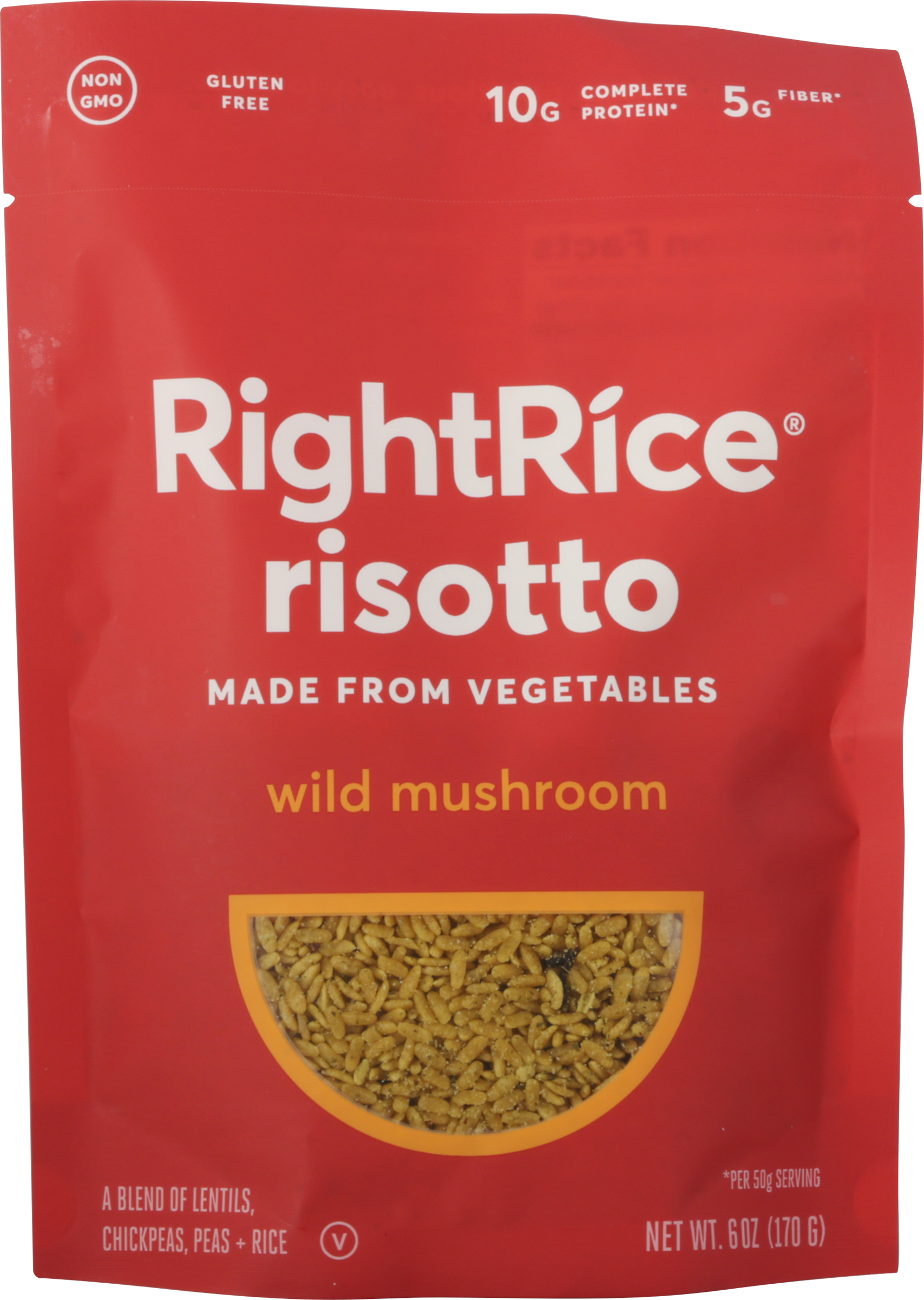Wild Mushroom Risotto Made From Vegetables