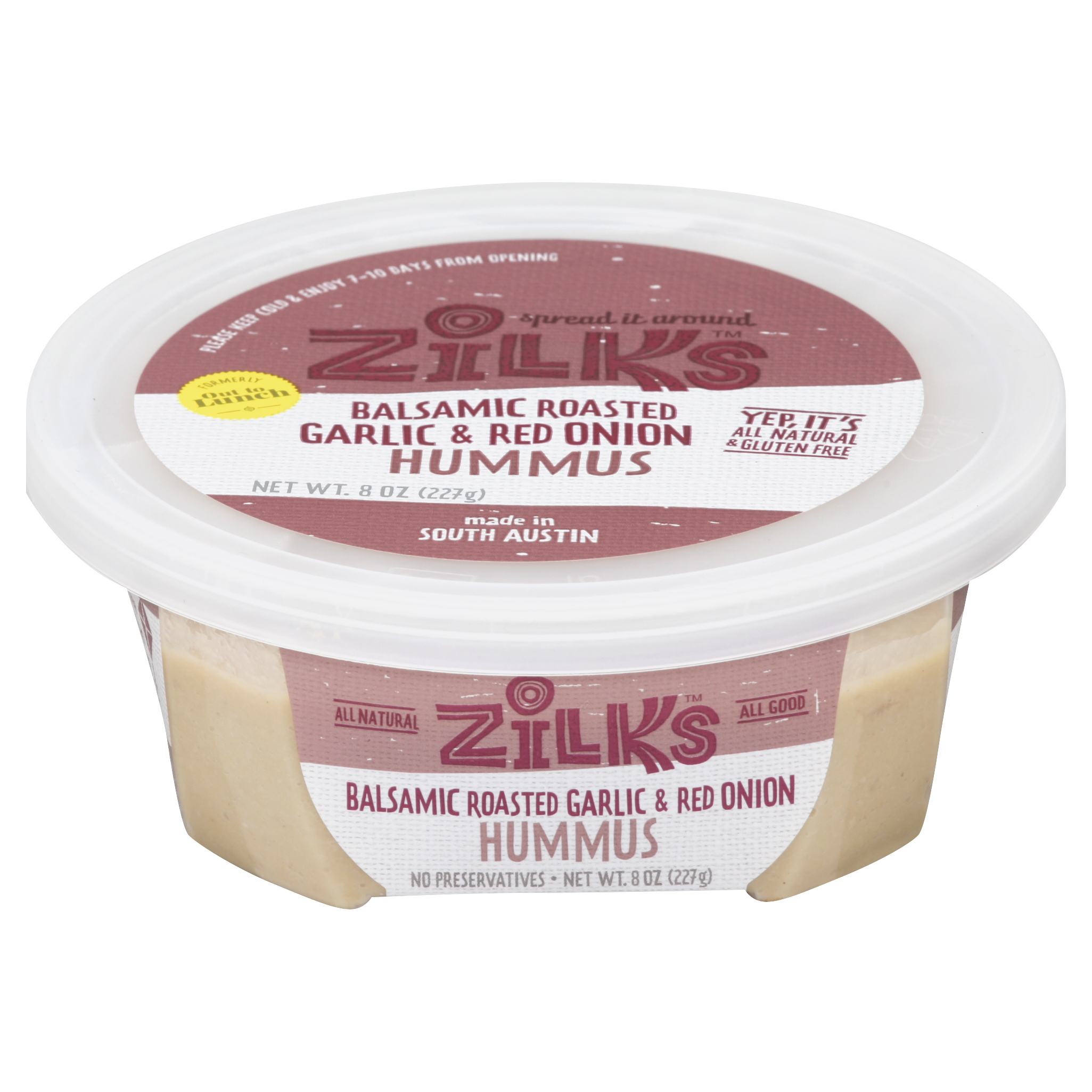 Zilks Hummus 8 Oz