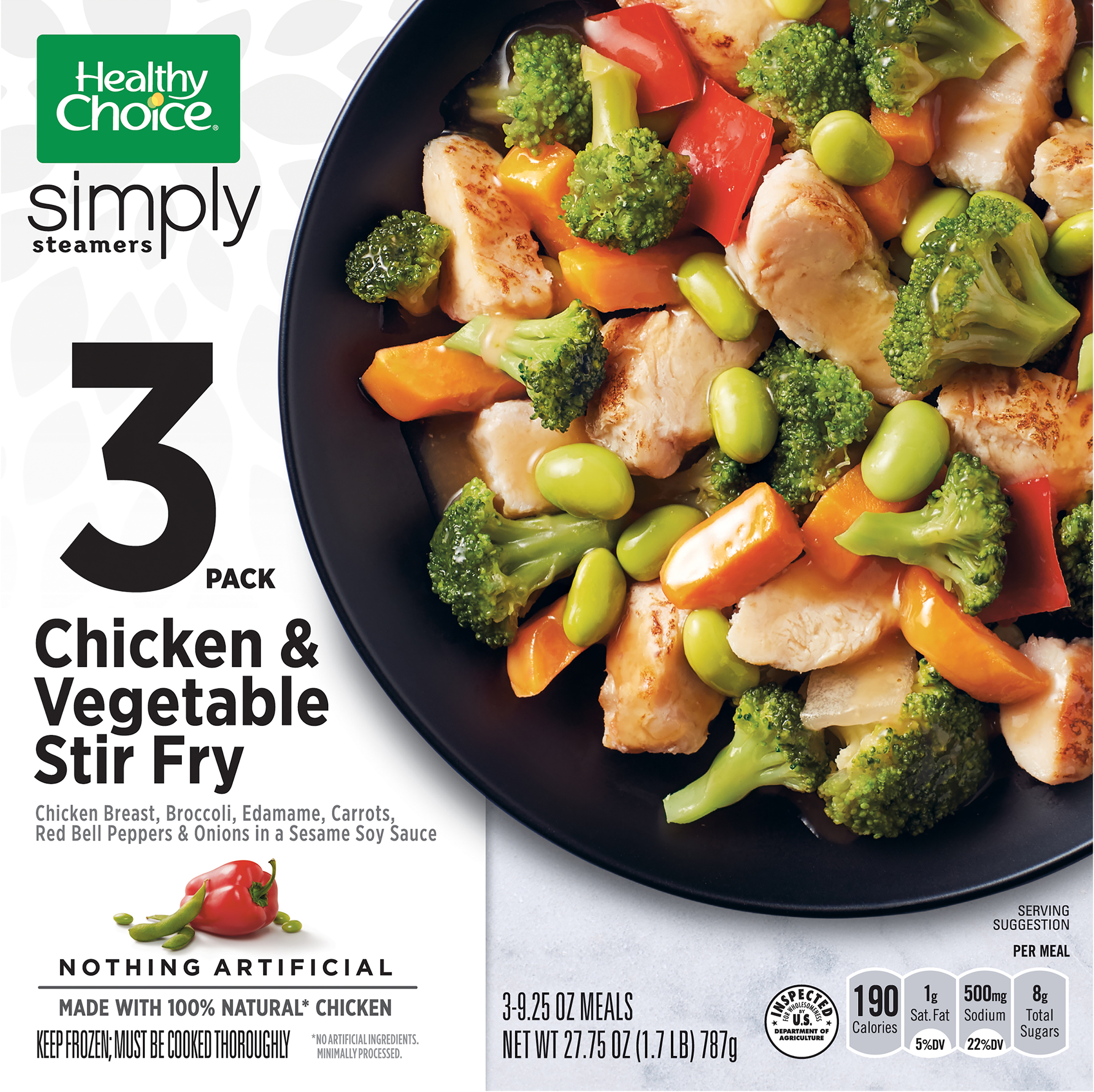 Chicken & Vegetable Stir Fry, 3 Pack